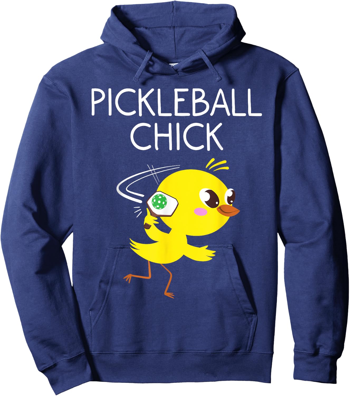 Funny Chick Pickleball Gift Cool Chicken Dink Fan Hoodie - Hoodie | Navy