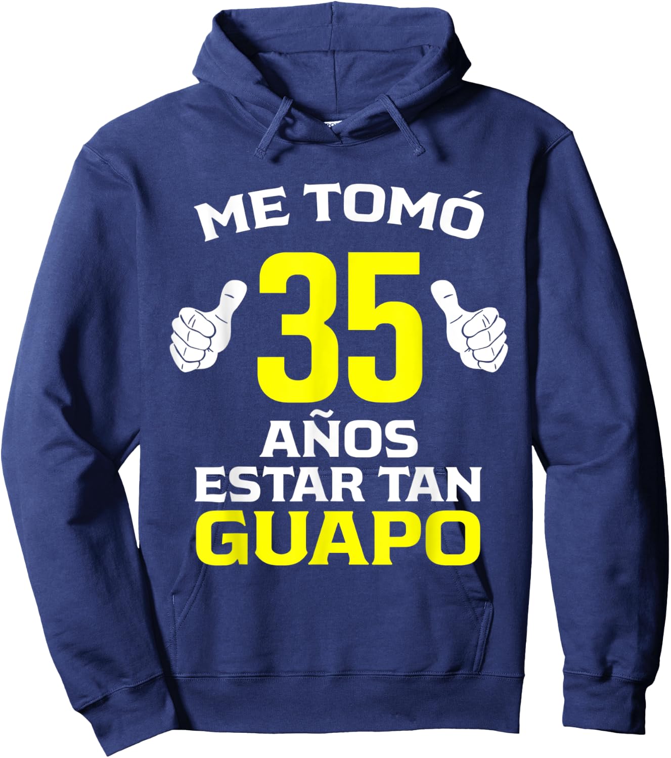 35 Años Regalo de Cumpleaños 35 para él Hoodie - Hoodie | Navy
