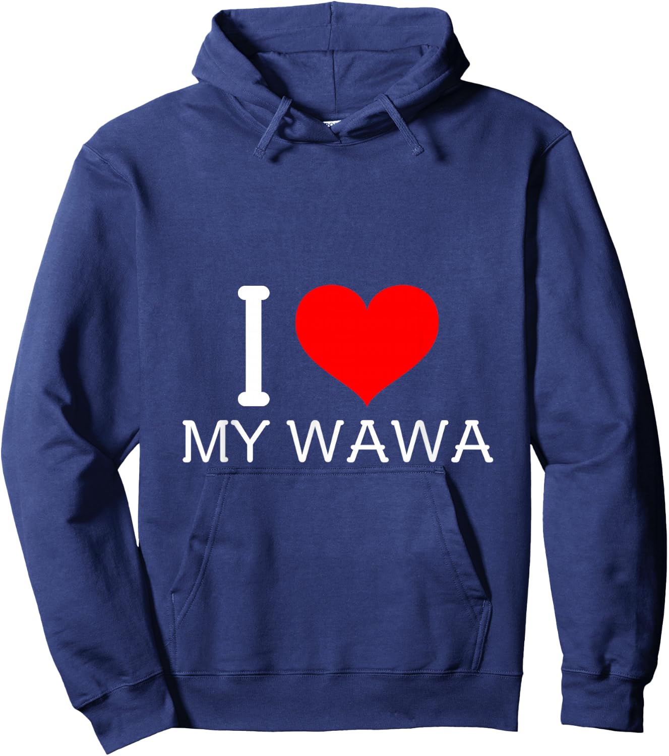 I Heart My Wawa Hoodie - Hoodie | Navy