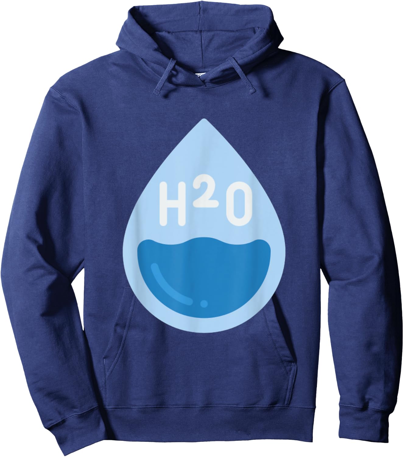 Water Droplet Waterdrop Raindrop Water Lover Hydration Hoodie - Hoodie | Navy