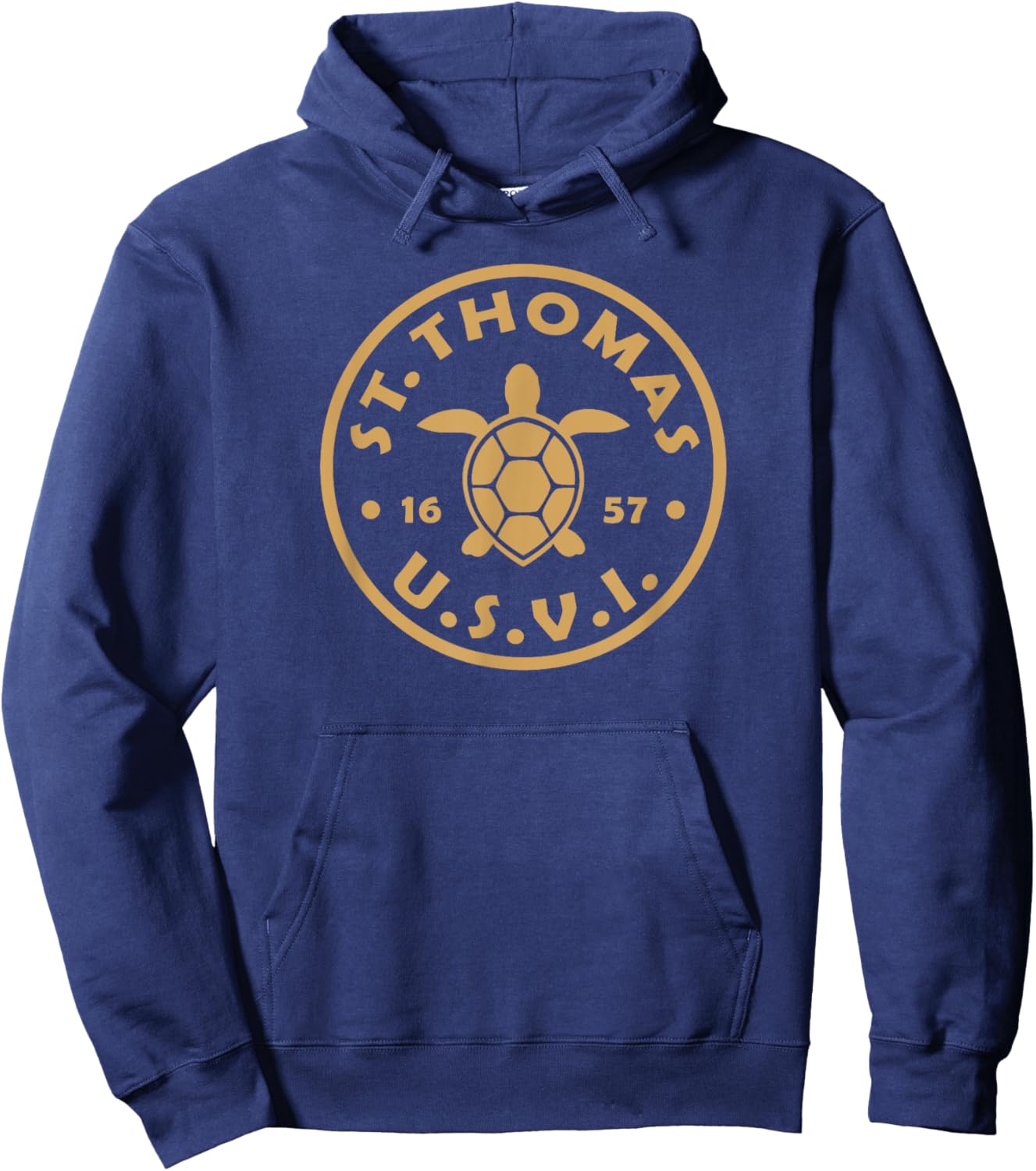 St Thomas USVI Sea Turtle Kids Souvenir Hoodie - Hoodie | Navy