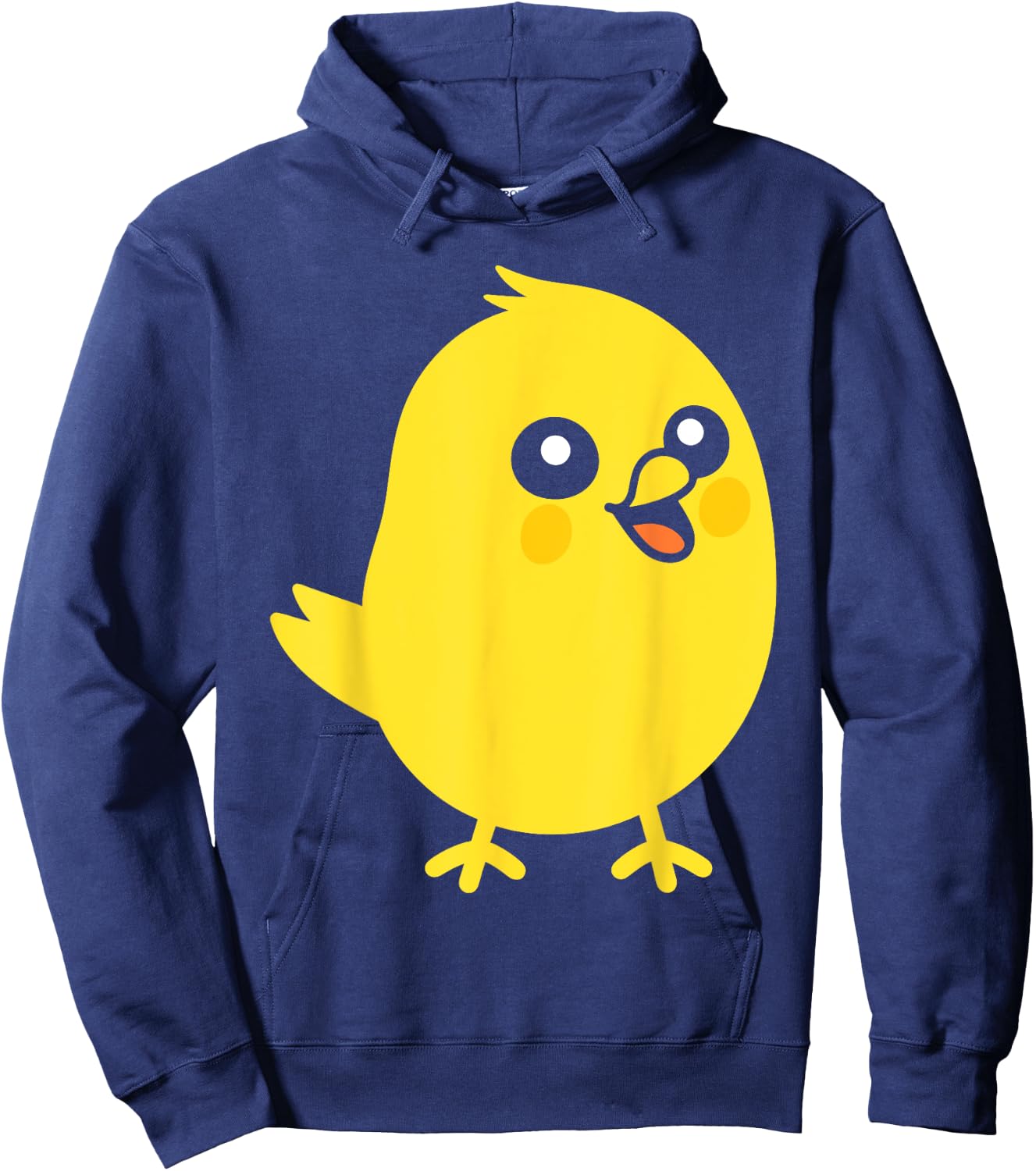 Simple Cute Minimalist Canary Bird Little Baby Canary Hoodie - Hoodie | Navy