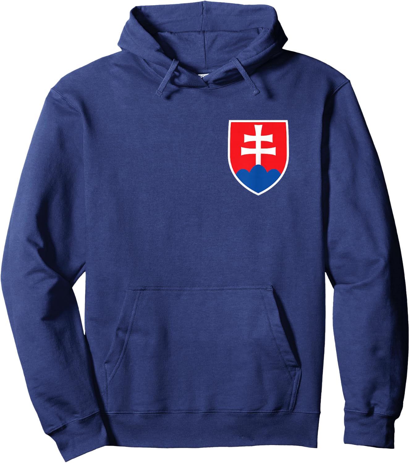 Vintaga Slovak Flag Crest Retro Slovakia Souvenir Hoodie - Hoodie | Navy