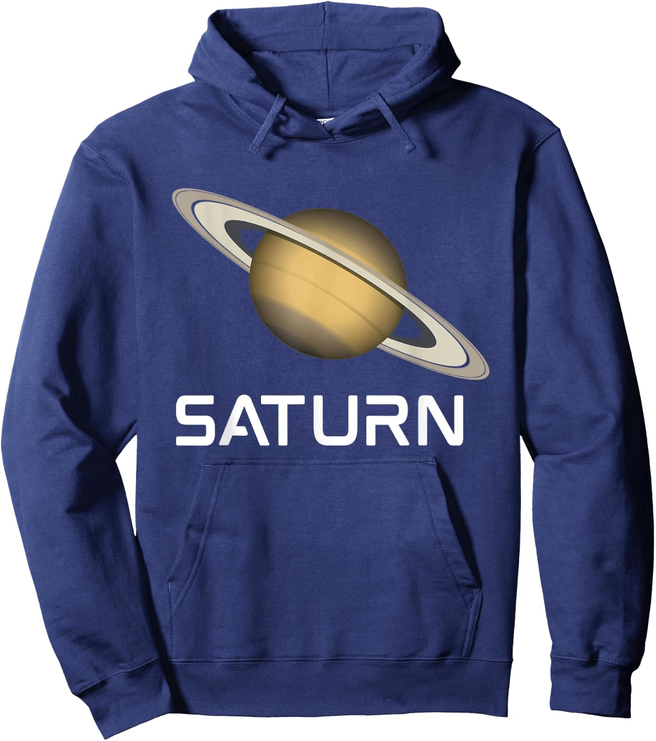 Solar System Planet Saturn Rings Outer Space Hoodie - Hoodie | Navy