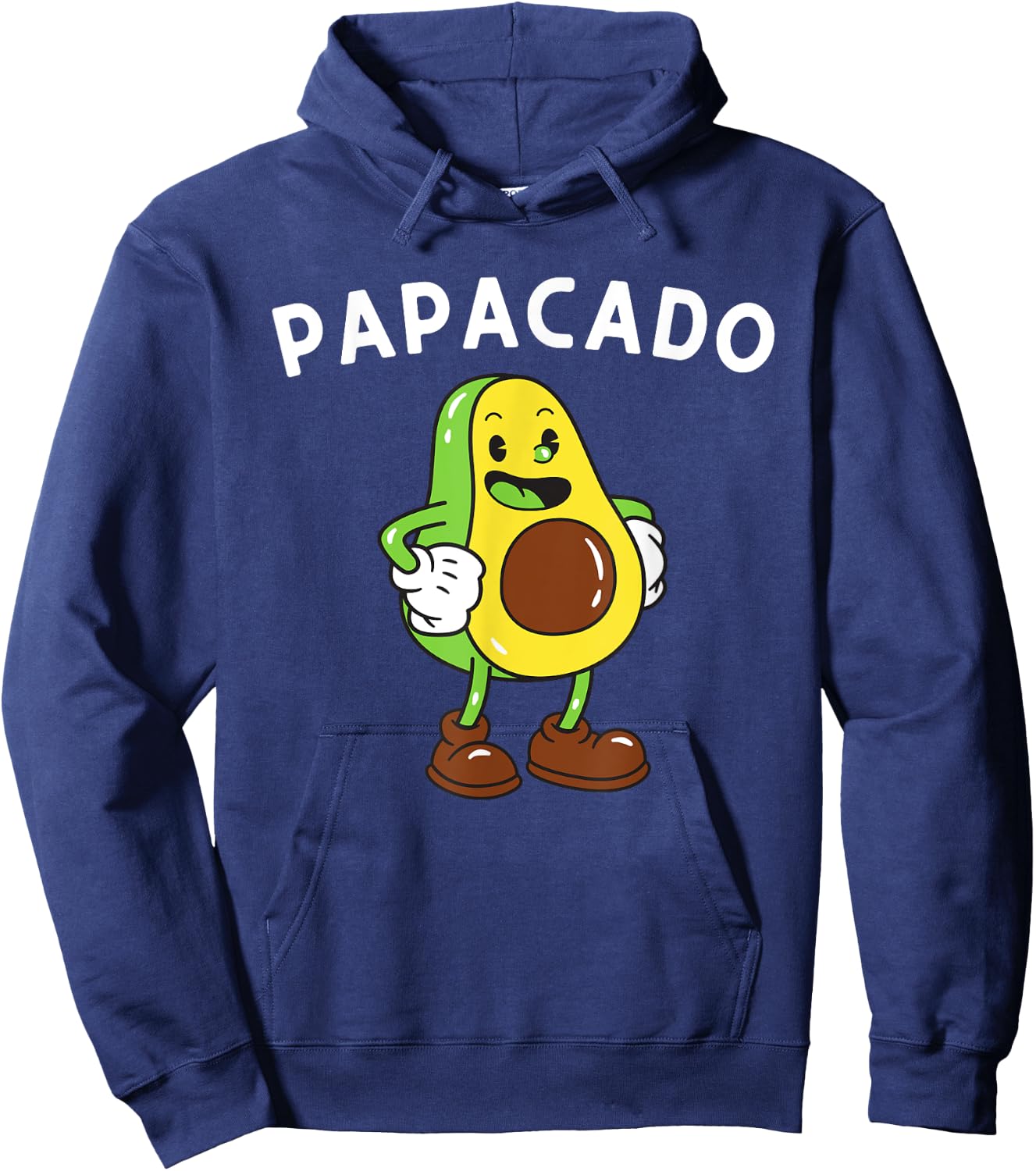 Papacado Dad Father - Avocado Lover & Guacamole Gift Hoodie - Hoodie | Navy