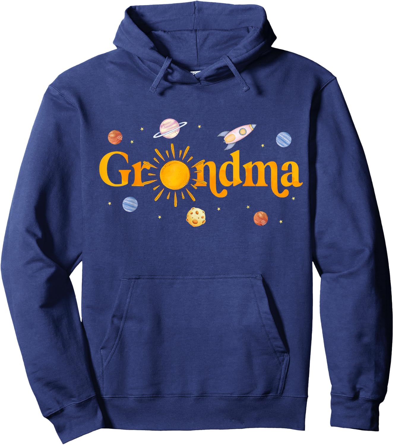 Grandma of The Birthday First Trip Around The Sun Bday Boy Hoodie - Hoodie | Navy