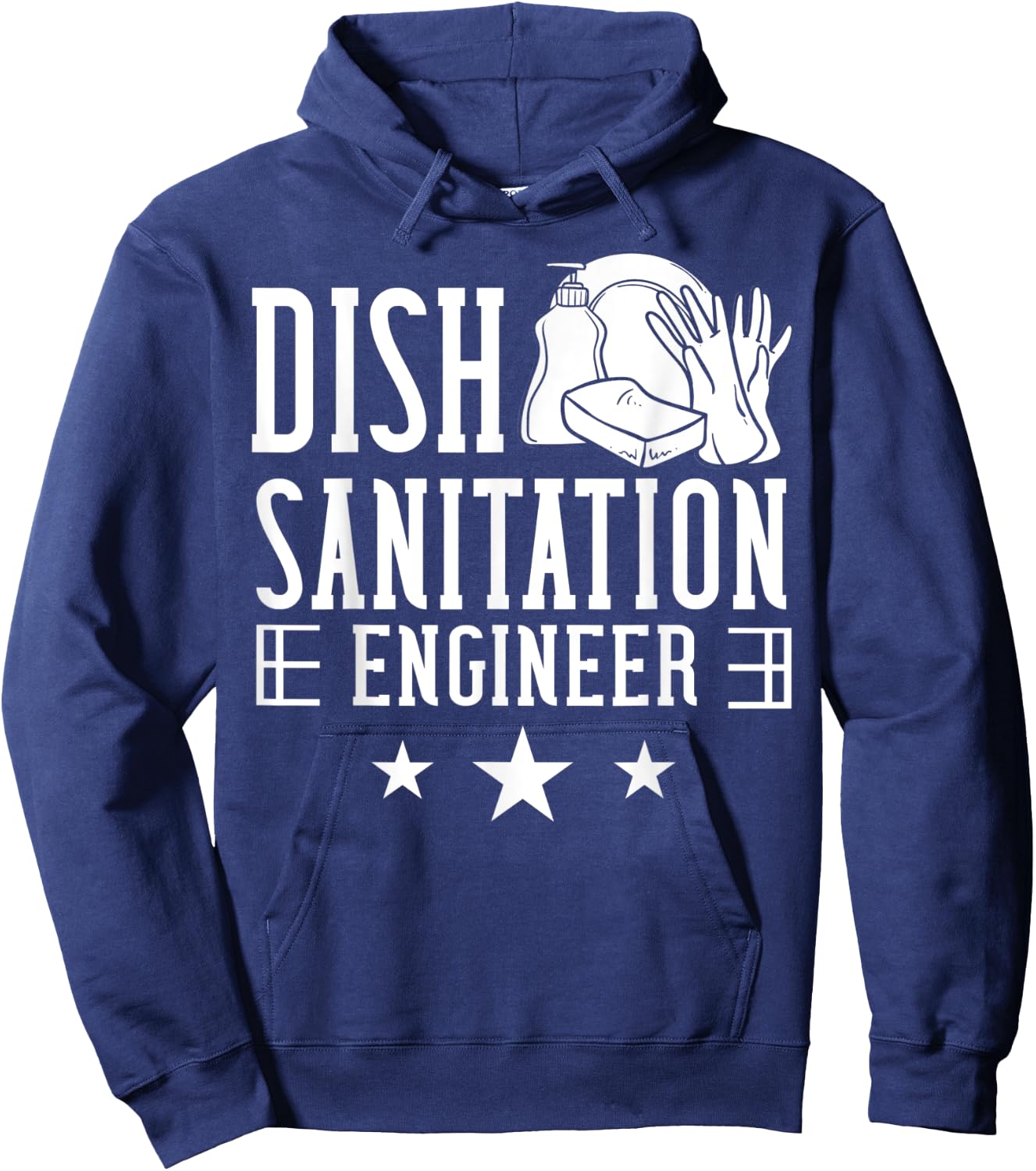 Dishwasher Dishwashing Gift Job Dish Washing Hoodie - Hoodie | Navy