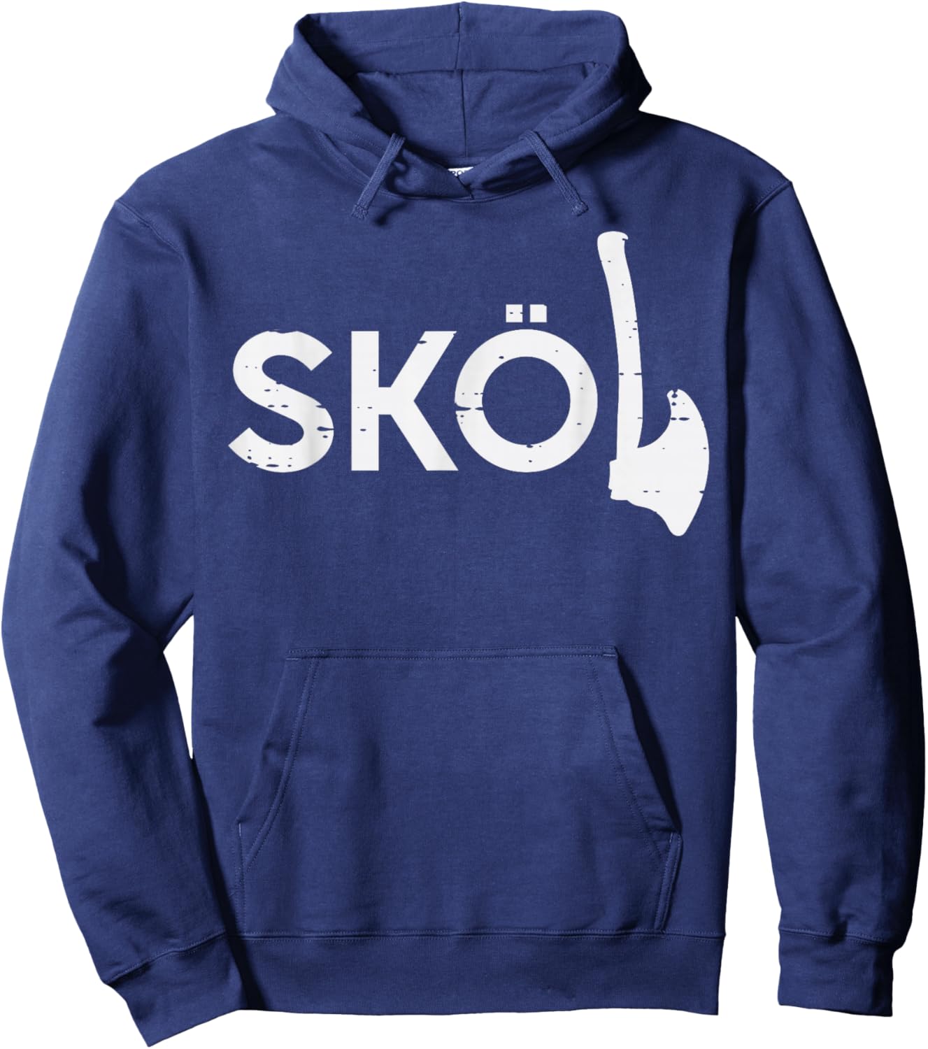 Viking Skol Axe Norse Mythology Chant Men Boys Kids Women Hoodie - Hoodie | Navy