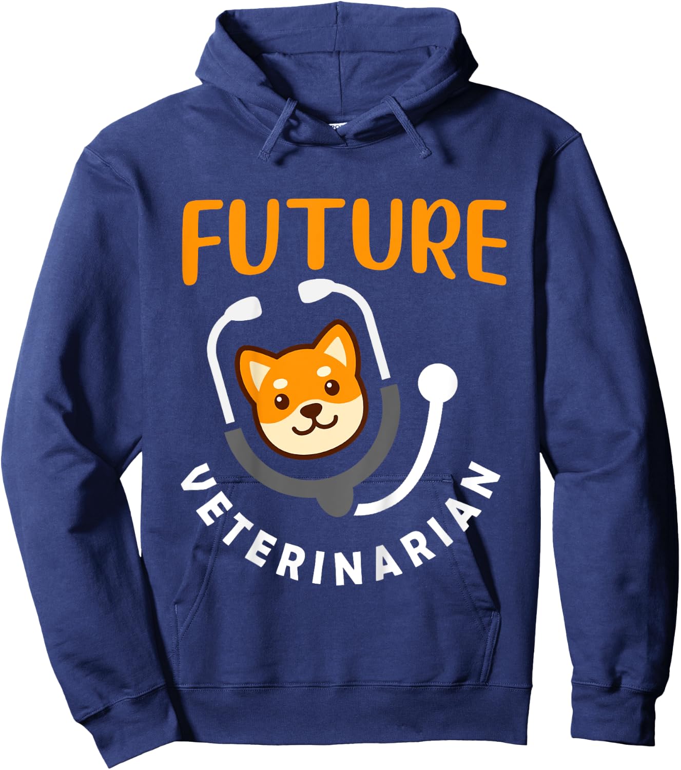 Kids Future Veterinarian Gift Vet Costume Kit Men Women Kids Vet Hoodie - Hoodie | Navy