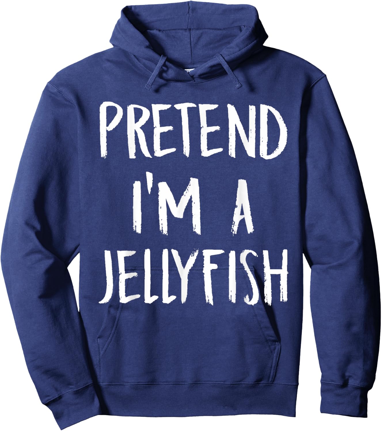 Pretend I'm A Jellyfish Costume Funny Halloween Party Gift Hoodie - Hoodie | Navy