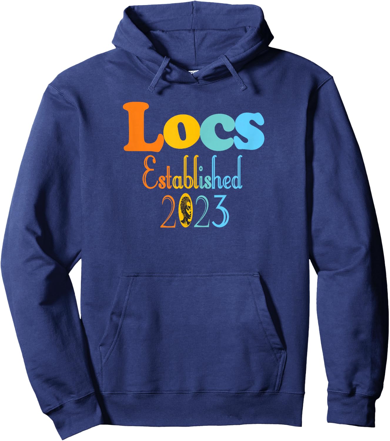 Locs for black women Established 2023 Hoodie - Hoodie | Navy