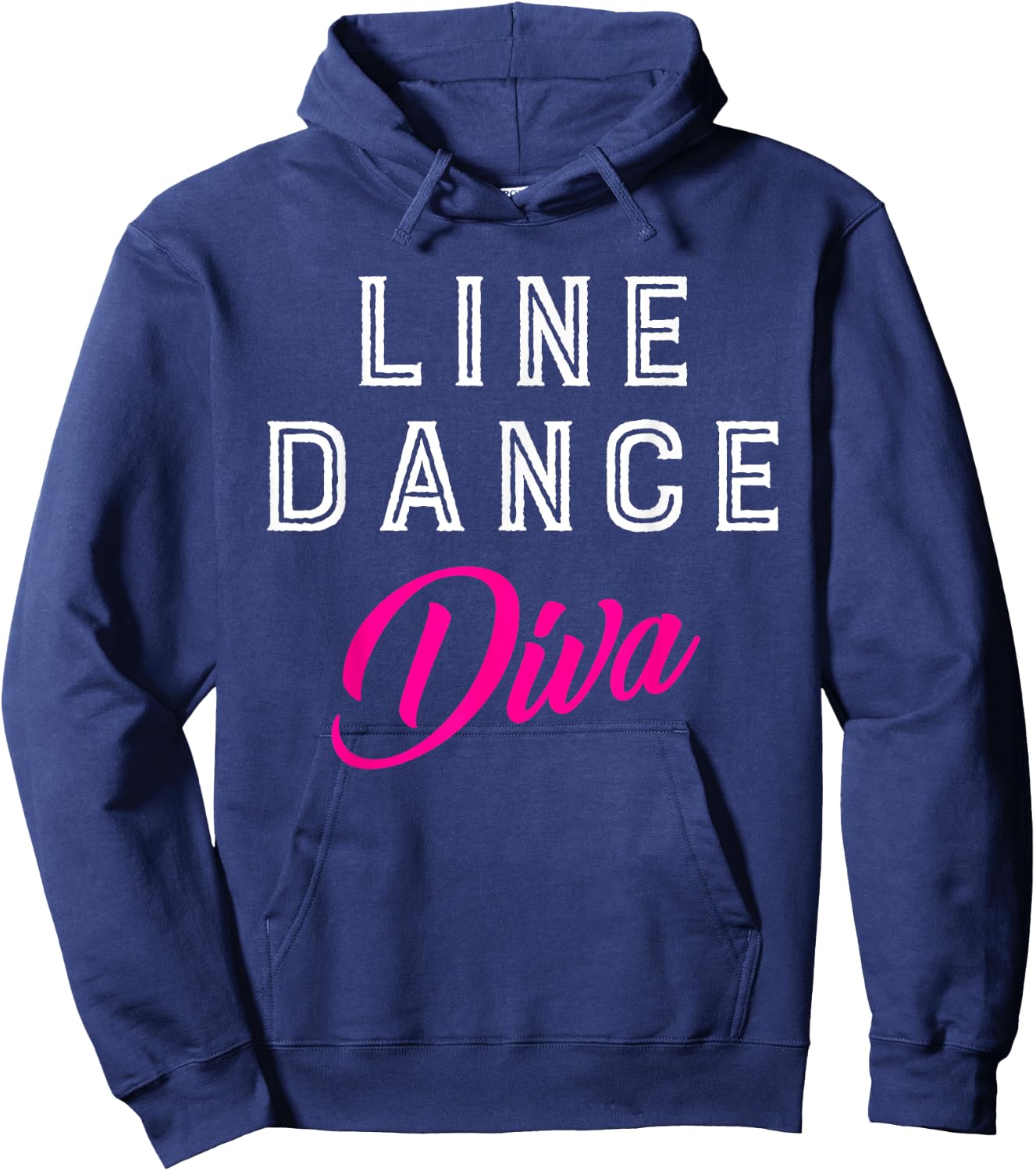 Cowgirl Women Girls Gift Line Dance Diva Line Dance Hoodie - Hoodie | Navy