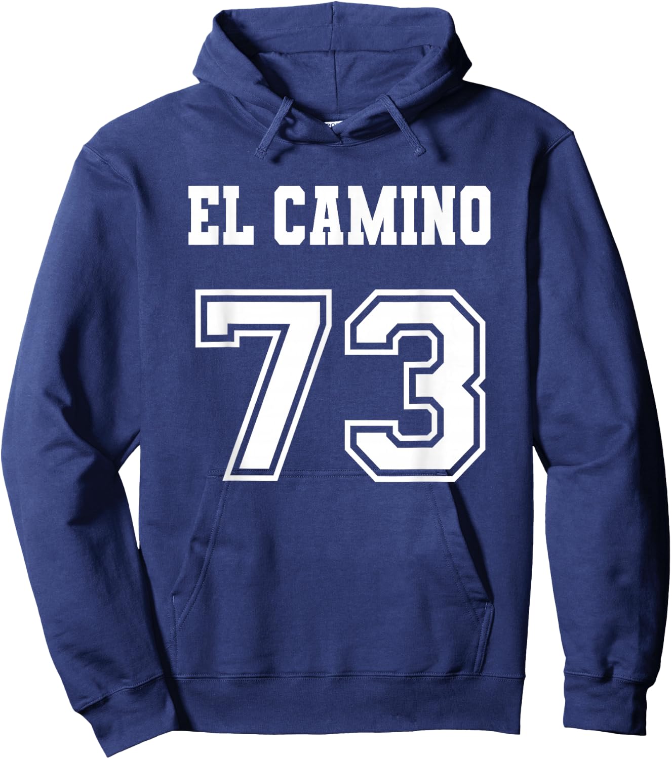 Jersey Style El Camino 73 1973 Old School Muscle Car Pickup Hoodie - Hoodie | Navy