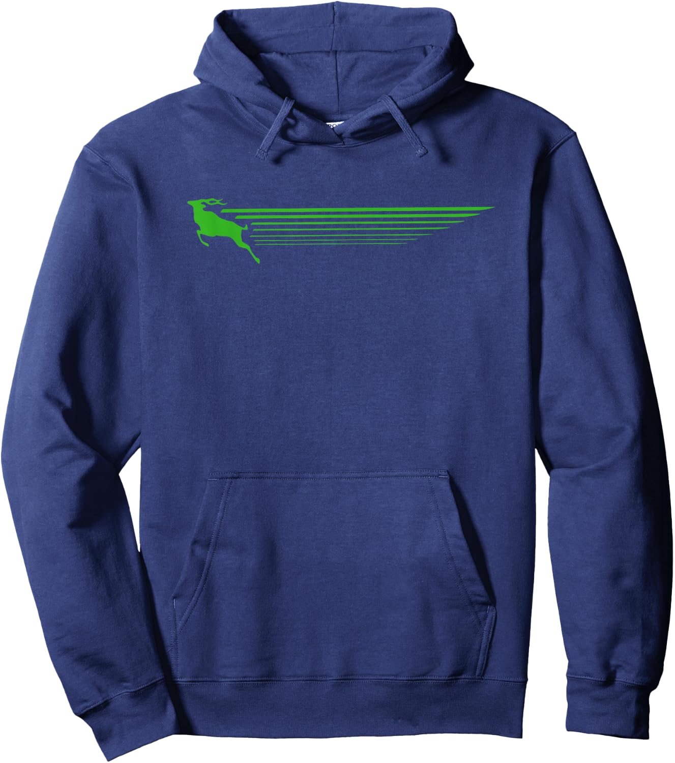Run Like an Antelope | Retro Music-Inspired Design Hoodie - Hoodie | Navy