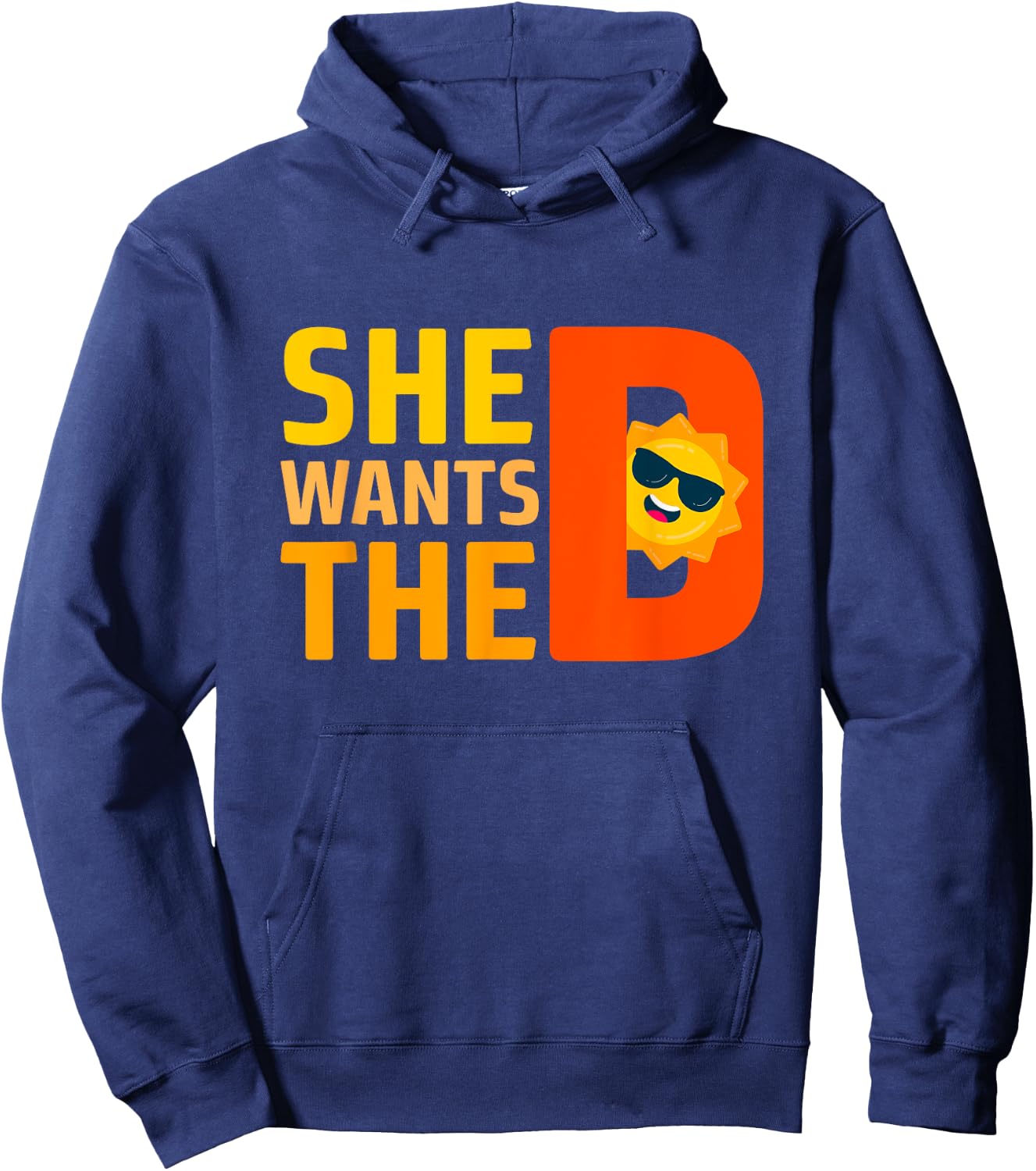 It wants the vitamin D sun tanning sun retro vitamin D Hoodie - Hoodie | Navy
