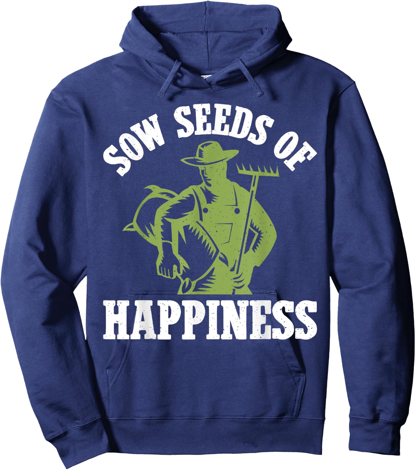 Sow Seeds of Happiness Farm Hoodie - Hoodie | Navy