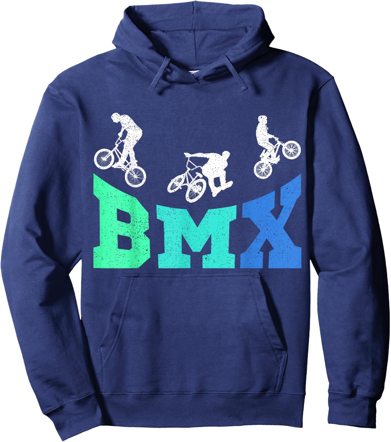 BMX Bike Bicycle Boys Kids Men Hoodie - Hoodie | Navy