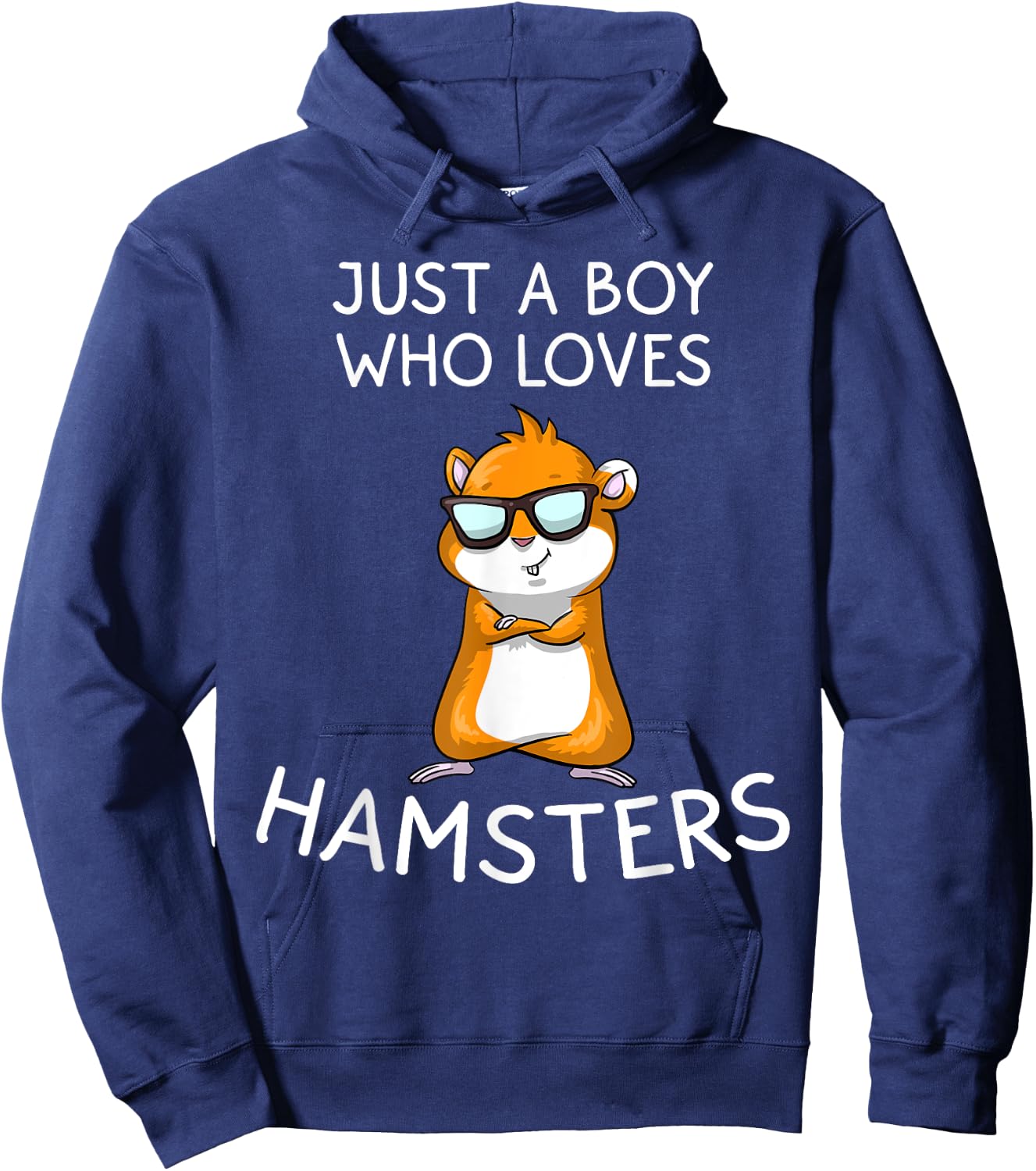Funny Hamster Gift Kids And Boys Cool Tiny Rat Pet Lover Hoodie - Hoodie | Navy