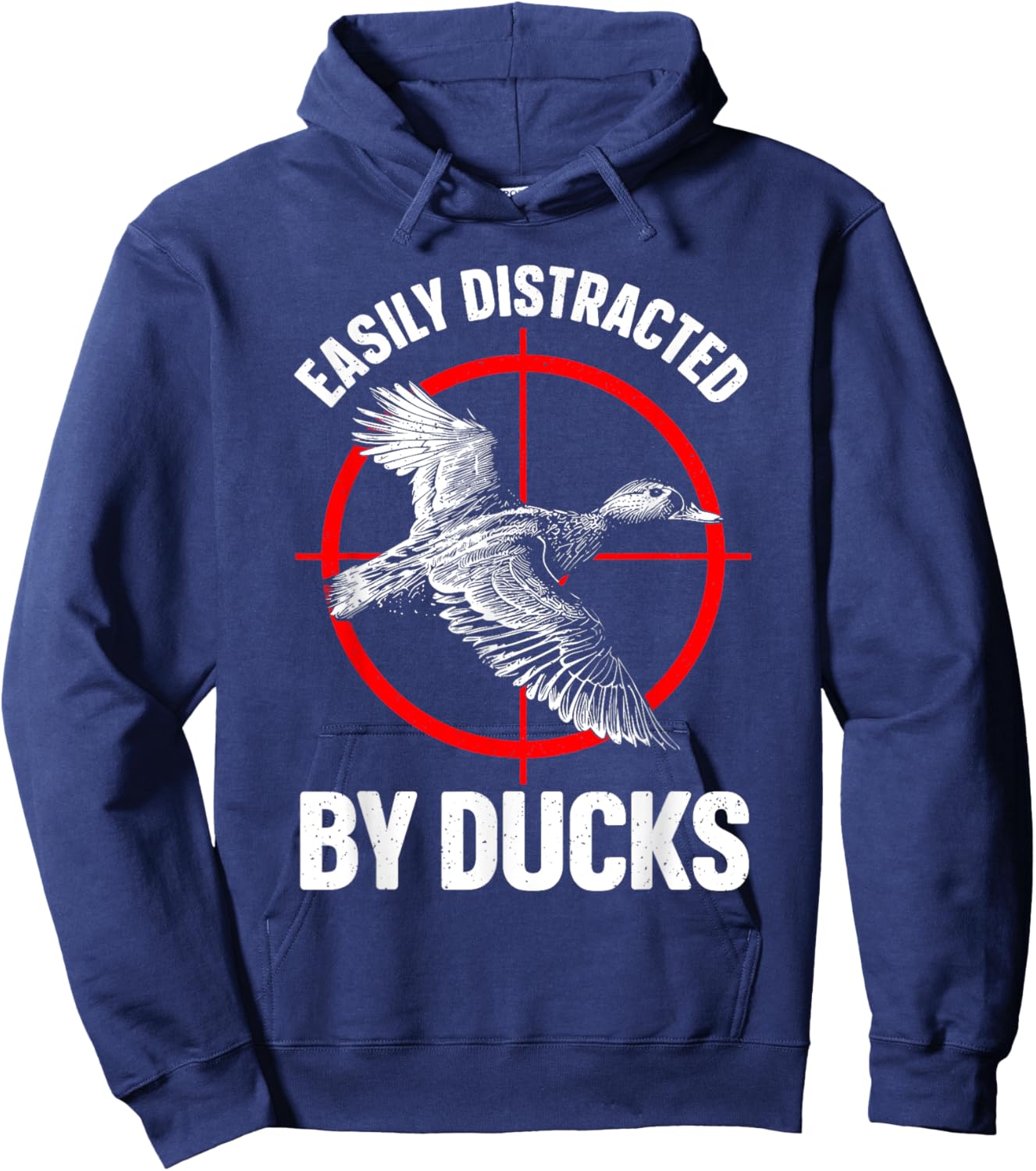 Duck Hunting Art Women Mallard Hunter Duck Hunting Hoodie - Hoodie | Navy
