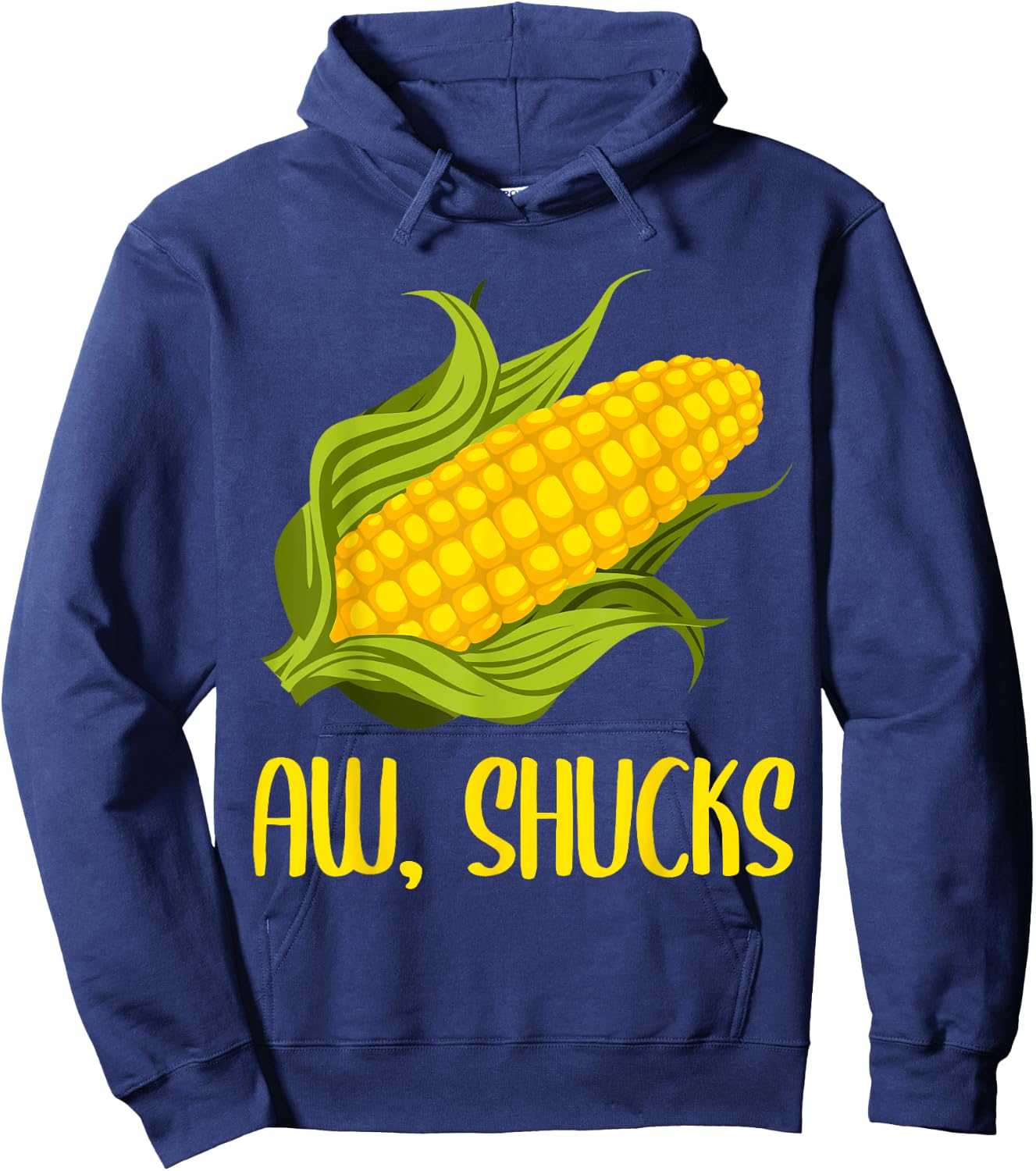 Funny Corn On Cob Corn Gift Women Cool Aw Shucks Hoodie - Hoodie | Navy