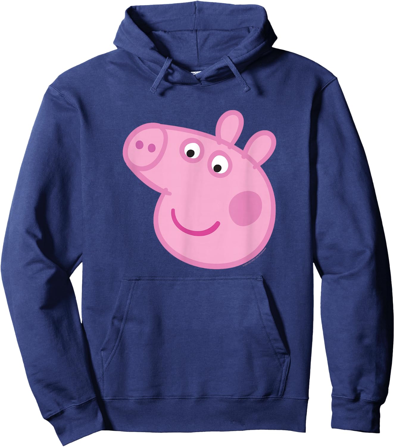 Peppa Pig Big Face Hoodie - Hoodie | Navy