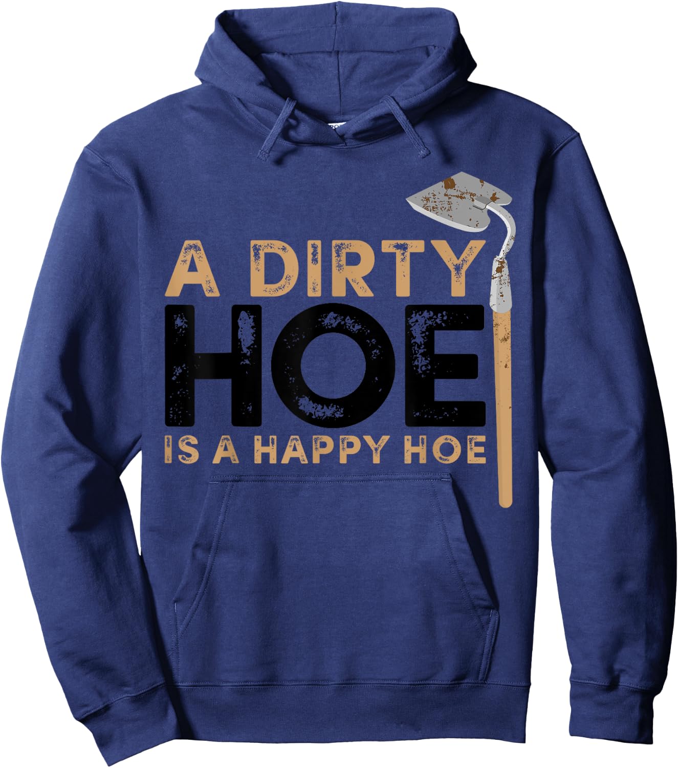 Funny Gardening Gift Women Garden Hoe Plant Gardener Hoodie - Hoodie | Navy