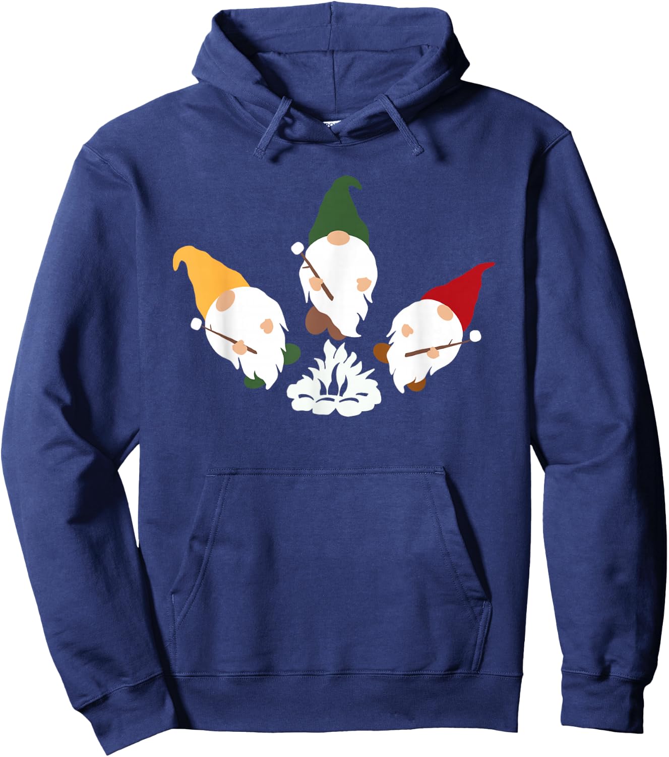 Gnome Campfire Hoodie - Hoodie | Navy