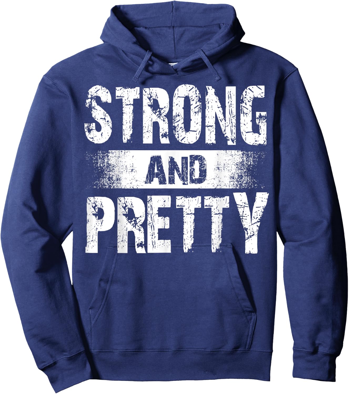 Strong And Pretty for coaches and strongman Hoodie - Hoodie | Navy