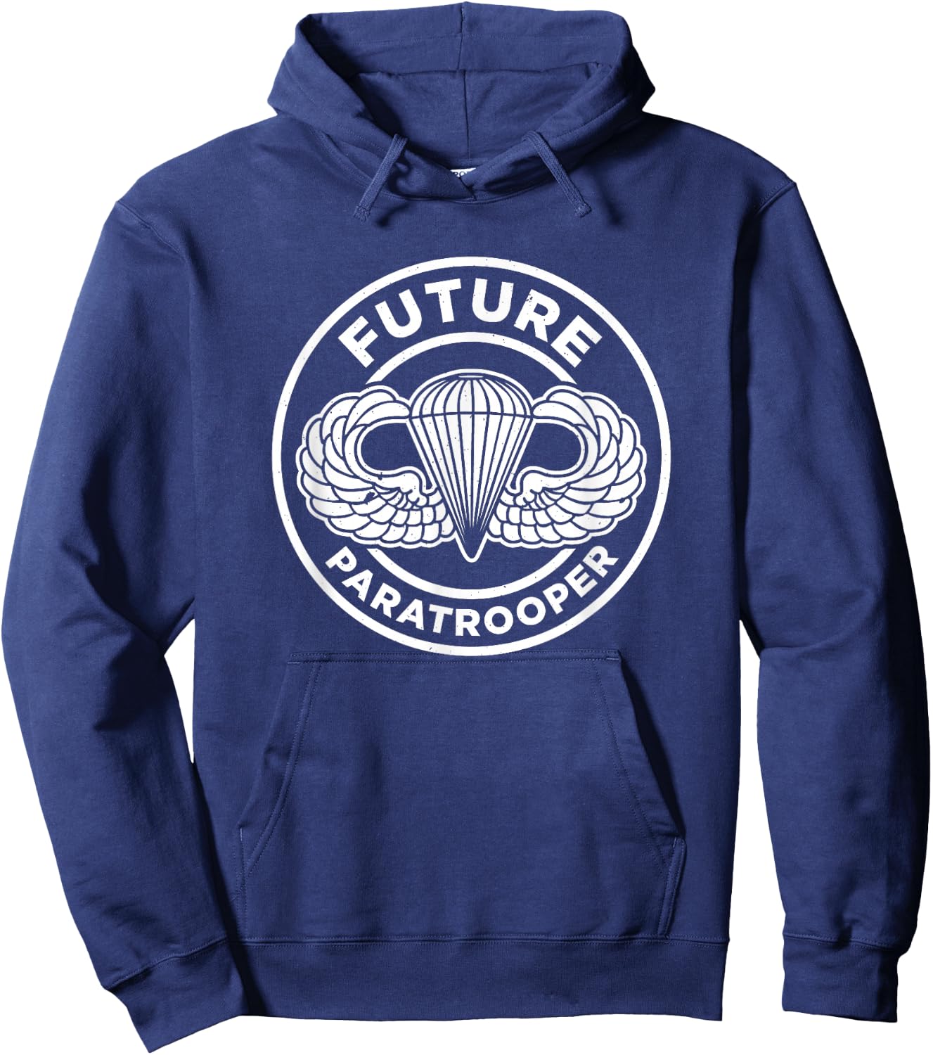 82nd Airborne Shirts | Jump Wings Paratrooper Hoodie - Hoodie | Navy
