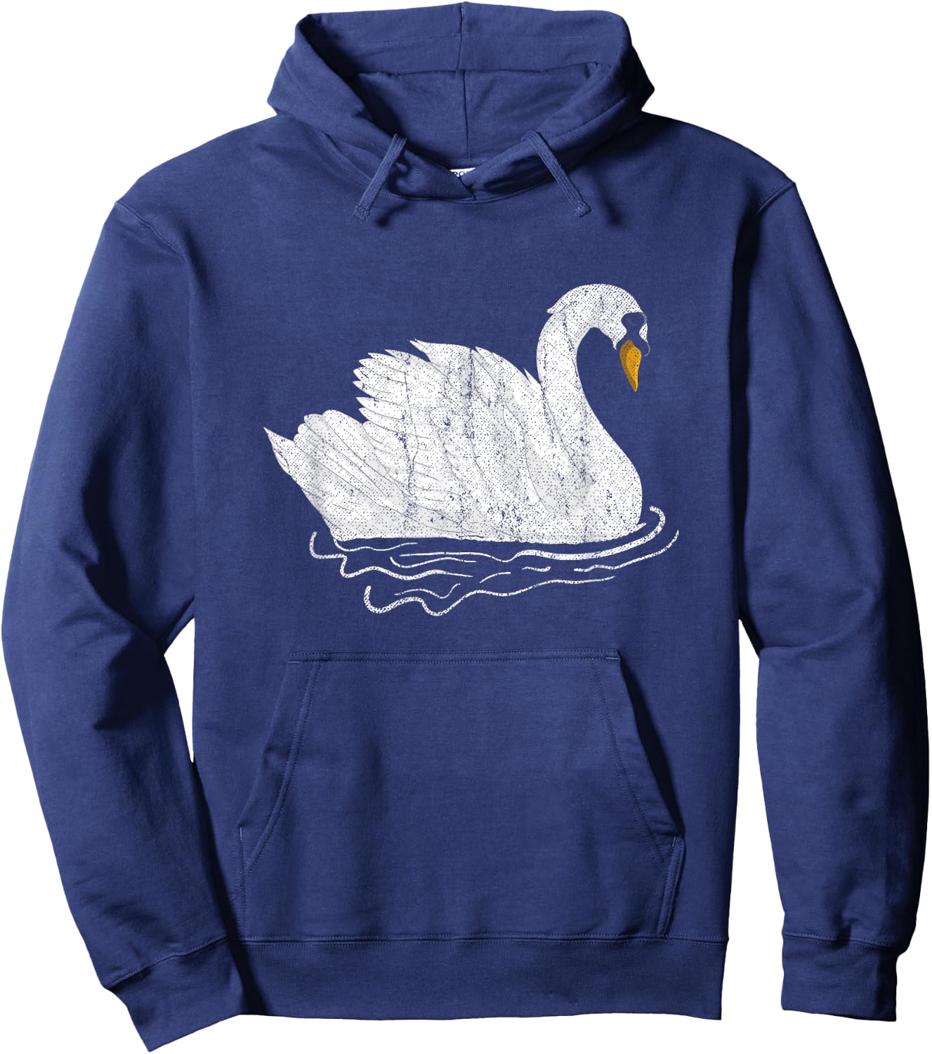 Pretty Wildlife Bird Beautiful Animal Lake Swan Hoodie - Hoodie | Navy