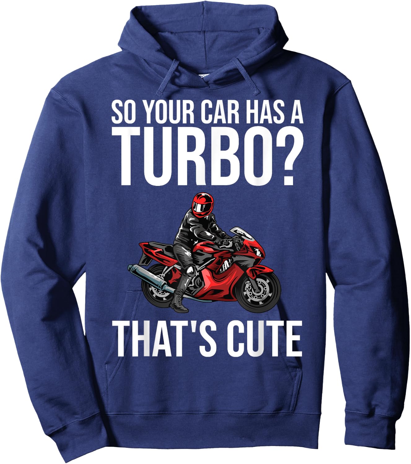 Funny Motorcycle Sportbike Gift Men Women Motorbike Lovers Hoodie - Hoodie | Navy