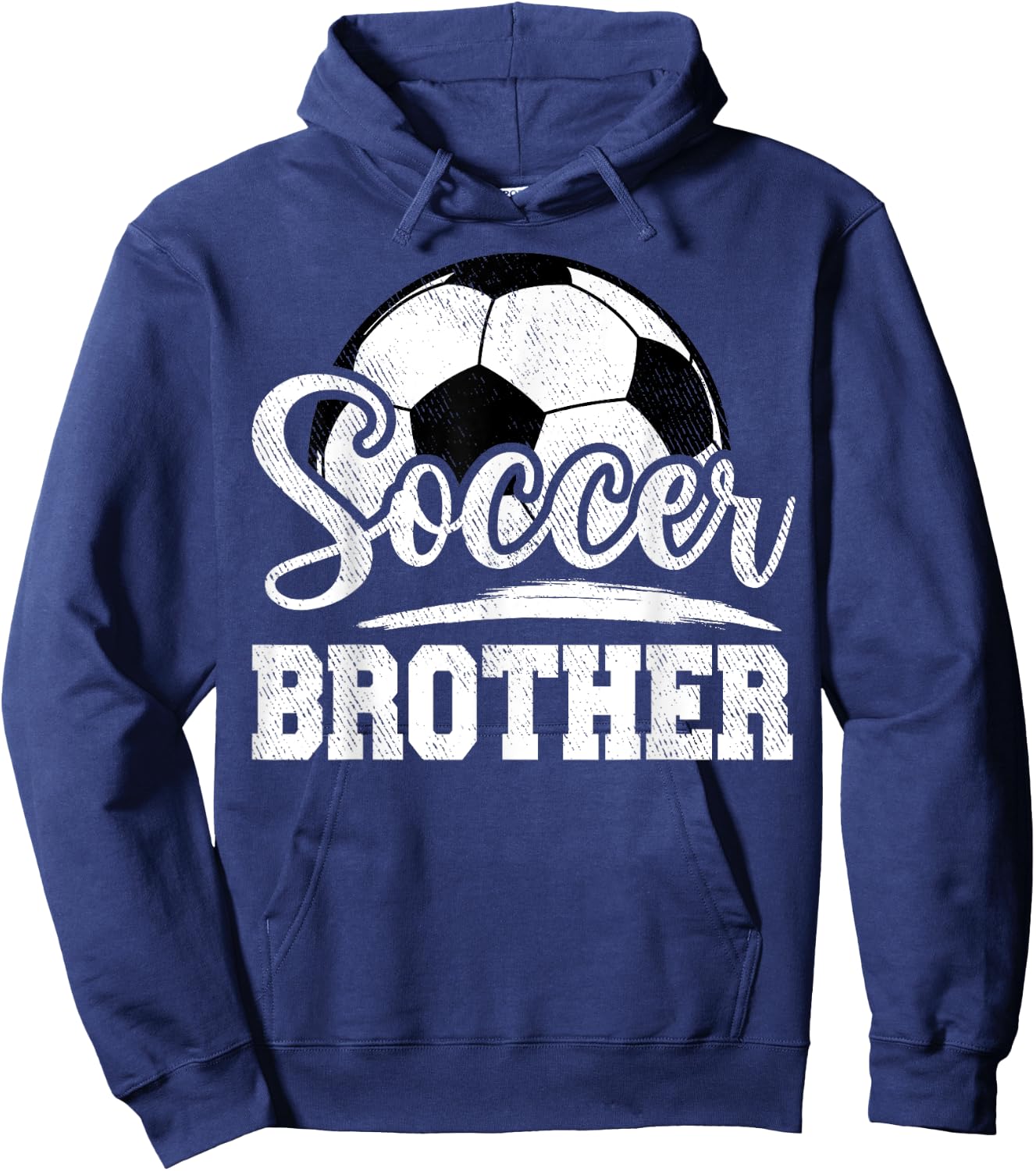 Soccer Brother Soccer Player Game Day Hoodie - Hoodie | Navy
