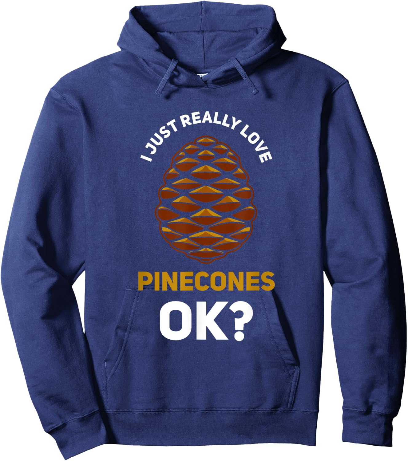 Pinecone Pine Cones Tree Hoodie - Hoodie | Navy