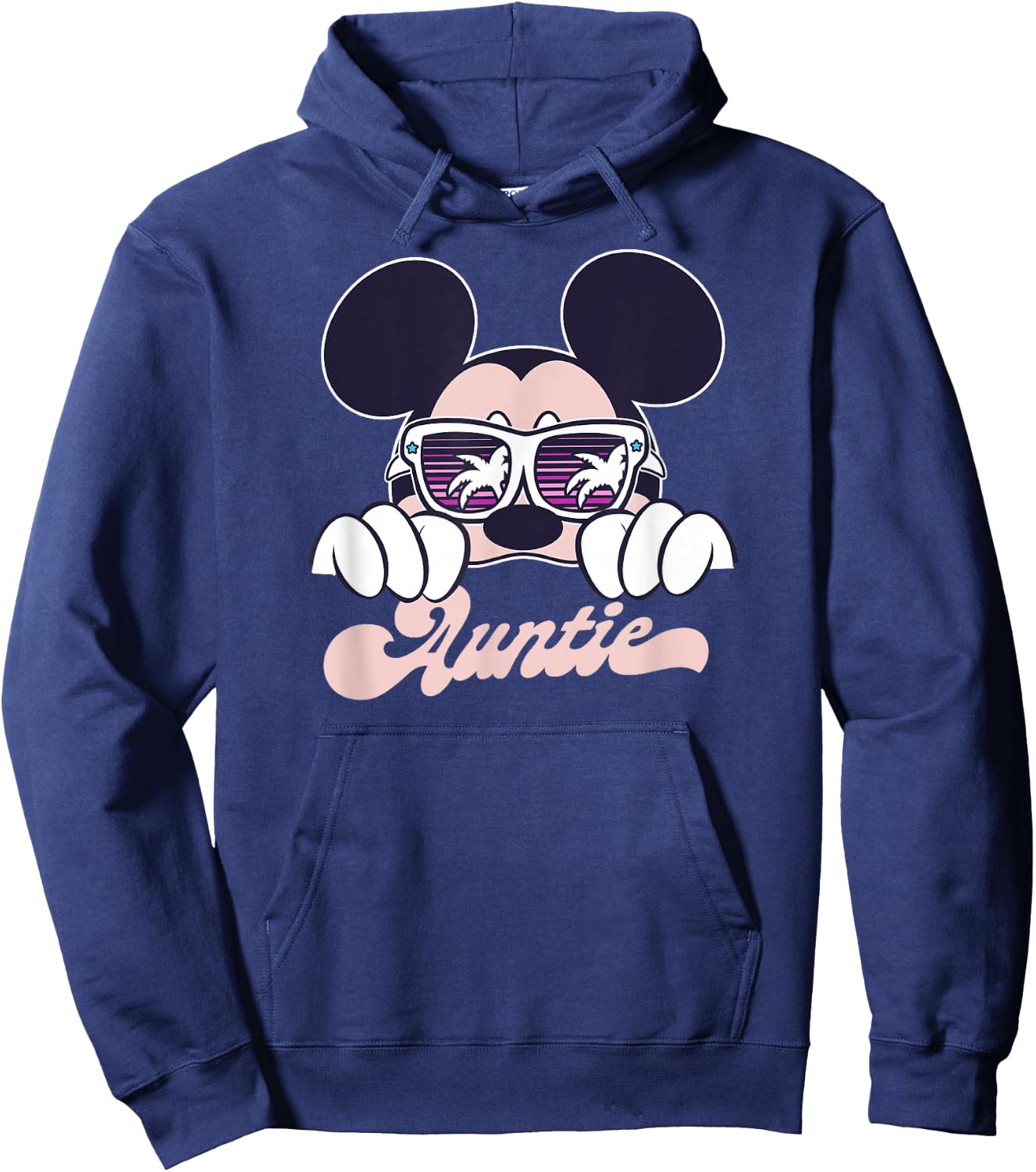 Disney Mickey and Friends Mickey Summer Vibes Auntie Logo Hoodie - Hoodie | Navy