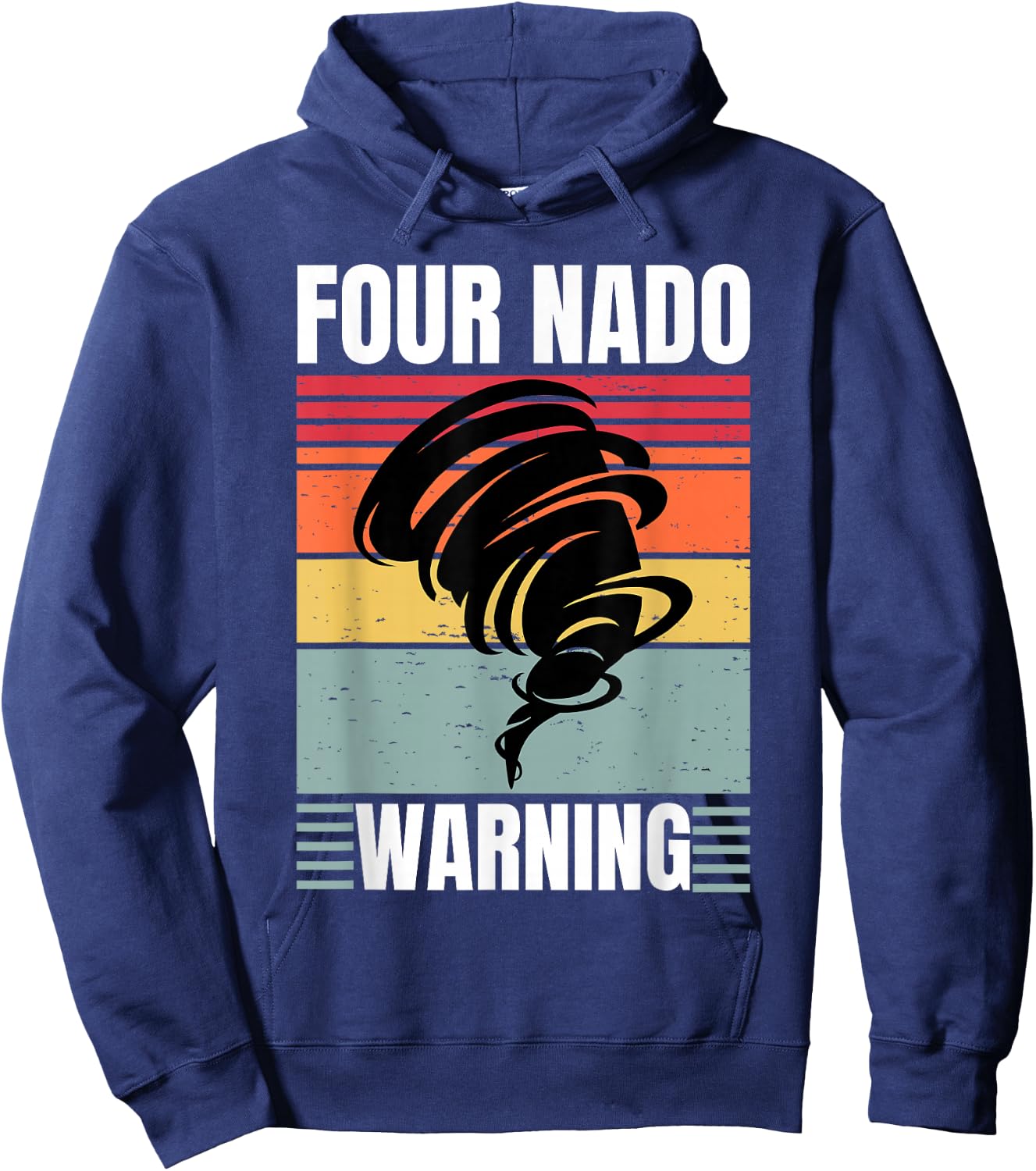 Four Nado Fournado 4th Birthday 4 Years Old Kids Boys girls Hoodie - Hoodie | Navy