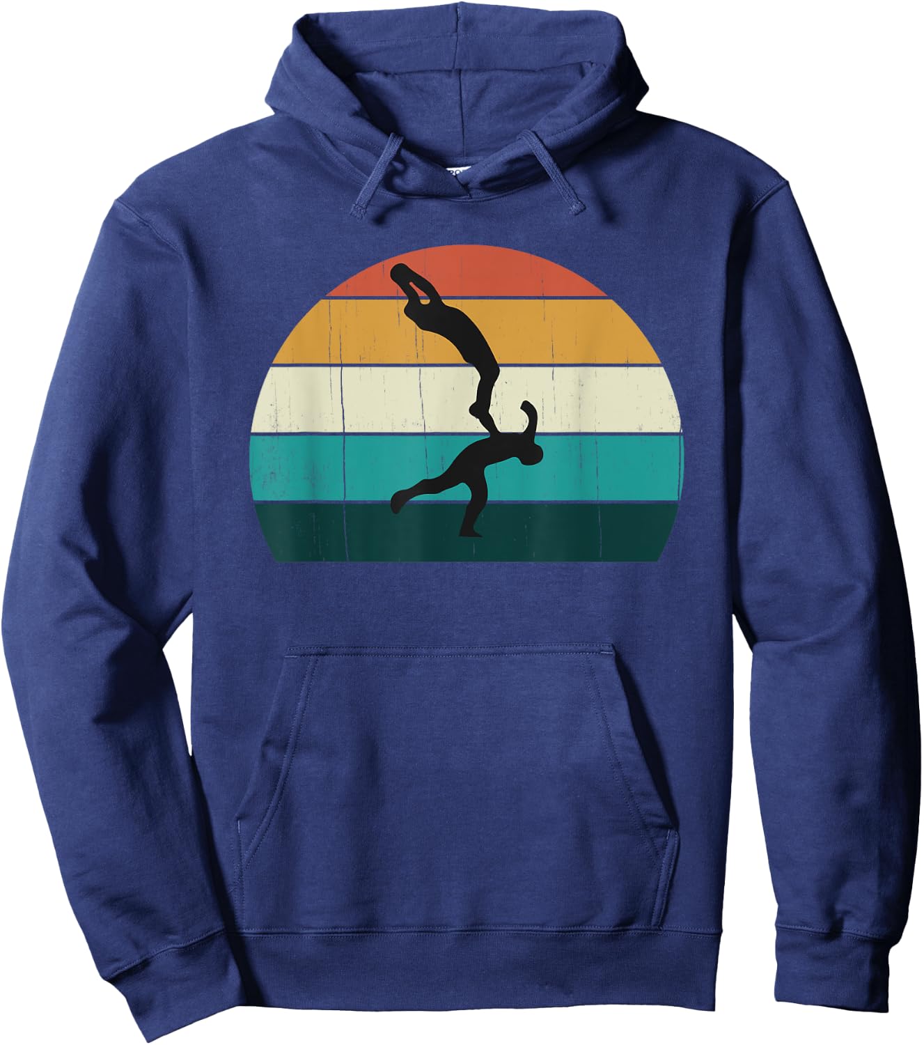 Retro Aussie Sport Gift - Australian Rules Football Lovers Hoodie - Hoodie | Navy