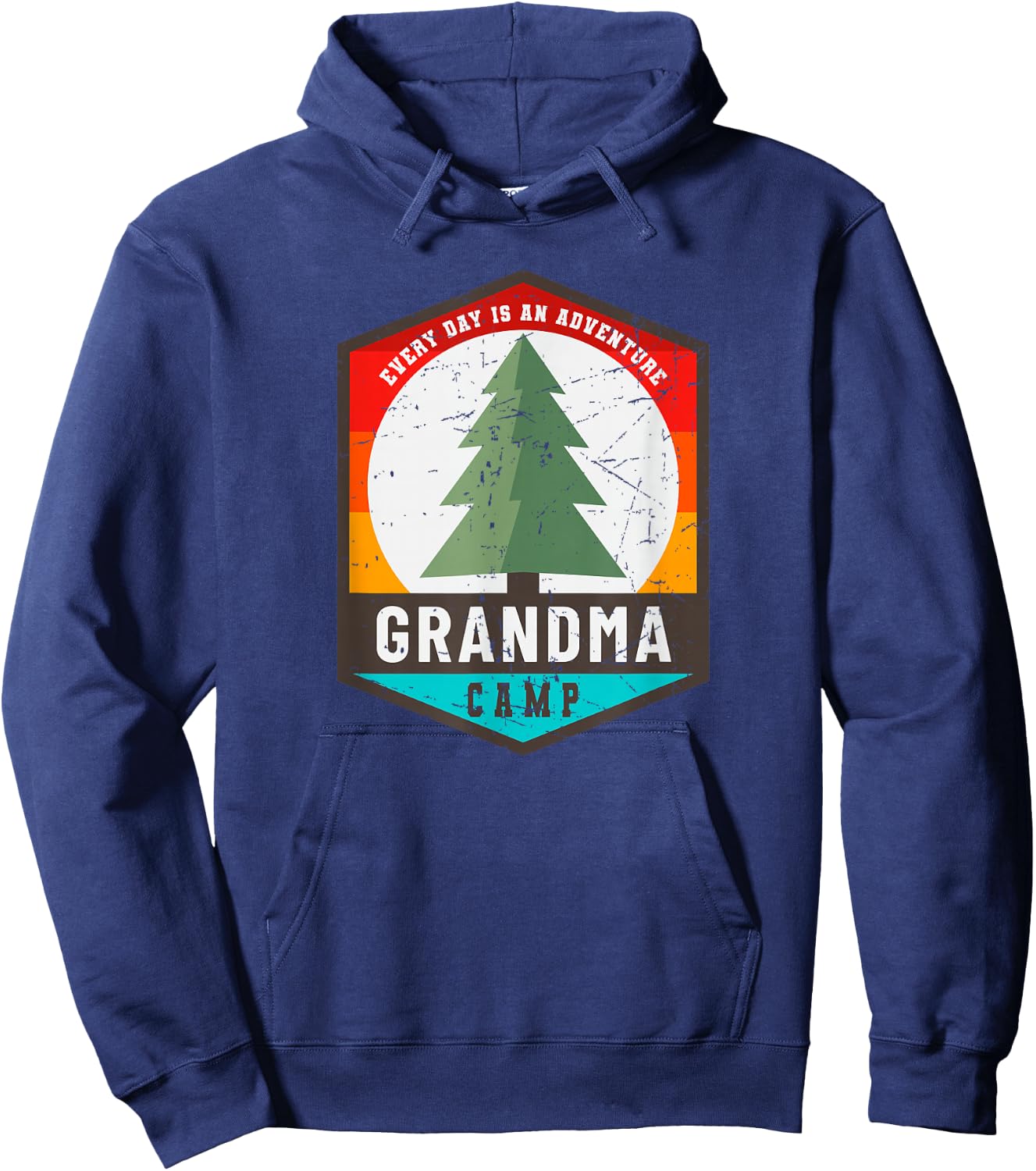 Fun Grandma Camp Every Day Is An Adventure Matching Family Hoodie - Hoodie | Navy