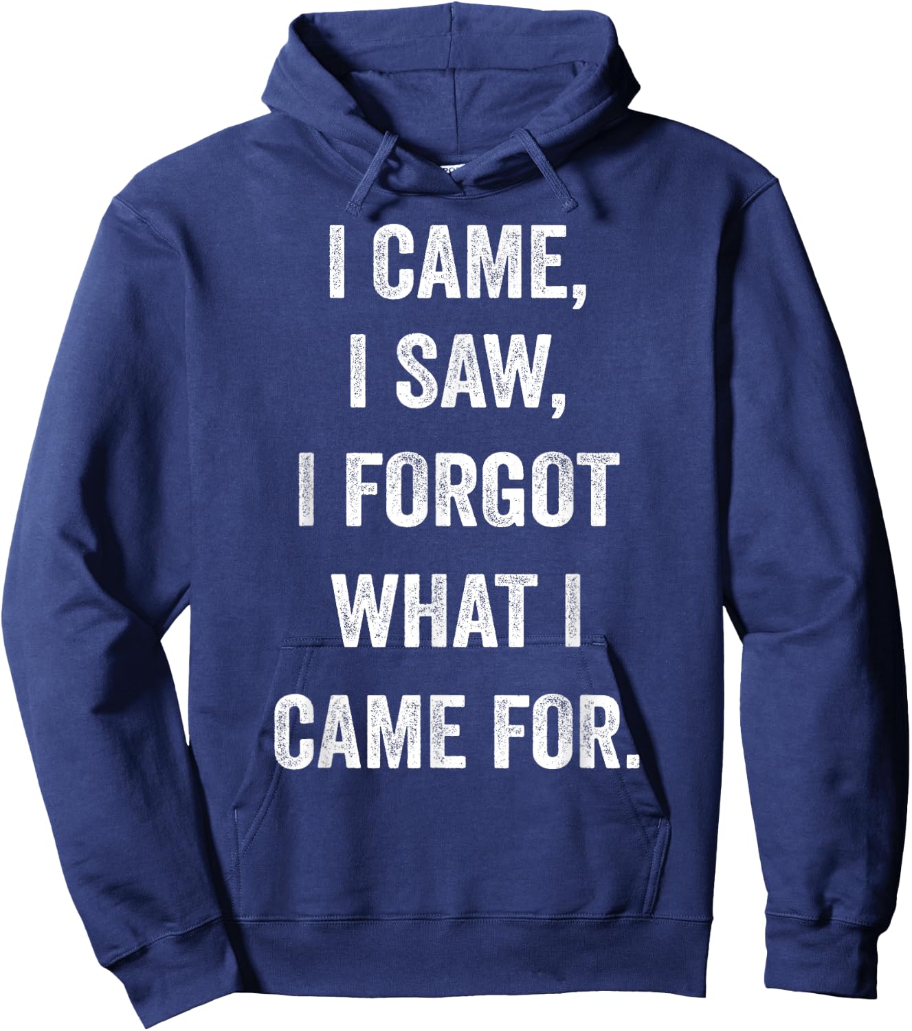 I came, I saw, I forgot what I came for funny novel sarcasm Hoodie - Hoodie | Navy