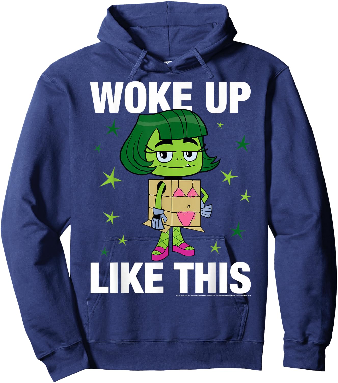 DC Comics Teen Titans Go! Beast Boy Woke Up Like This Hoodie - Hoodie | Navy