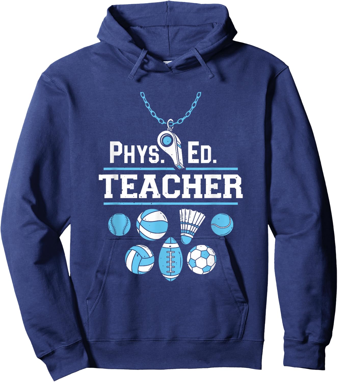 Physical Education Teacher - Phys Ed Teacher Hoodie - Hoodie | Navy