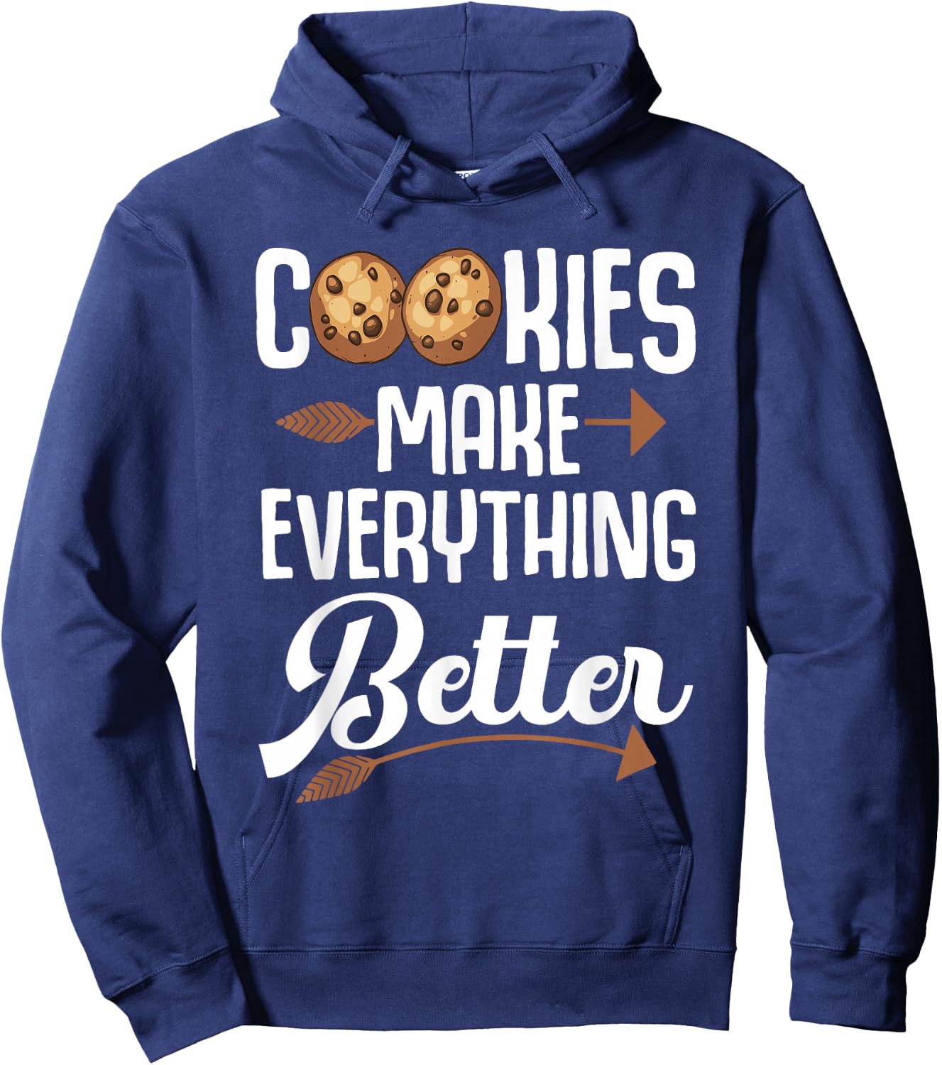 Funny Cookie Lover Art For Kids Men Women Pastry Chef Bakers Hoodie - Hoodie | Navy