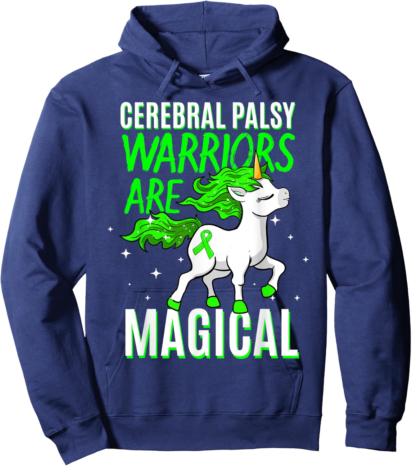 Cerebral Palsy Warriors Are Magical Cerebral Palsy Hoodie - Hoodie | Navy