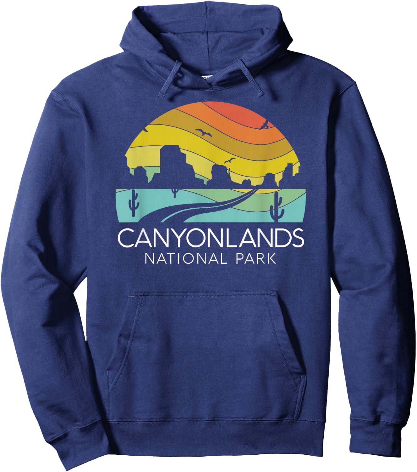 Canyonlands National Park Utah Zion Bryce Canyon Arches USA Hoodie - Hoodie | Navy