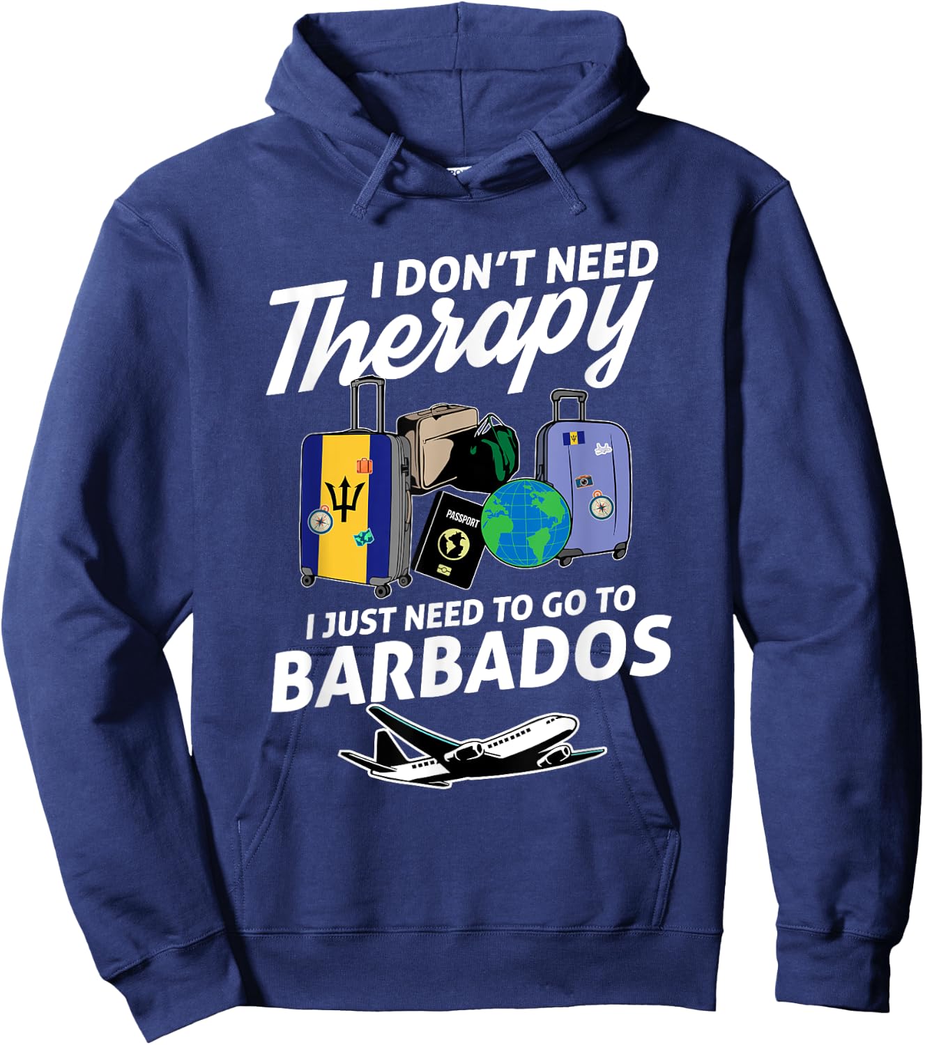 Barbados Flag I Barbados Flag I Vacation Barbados Hoodie - Hoodie | Navy