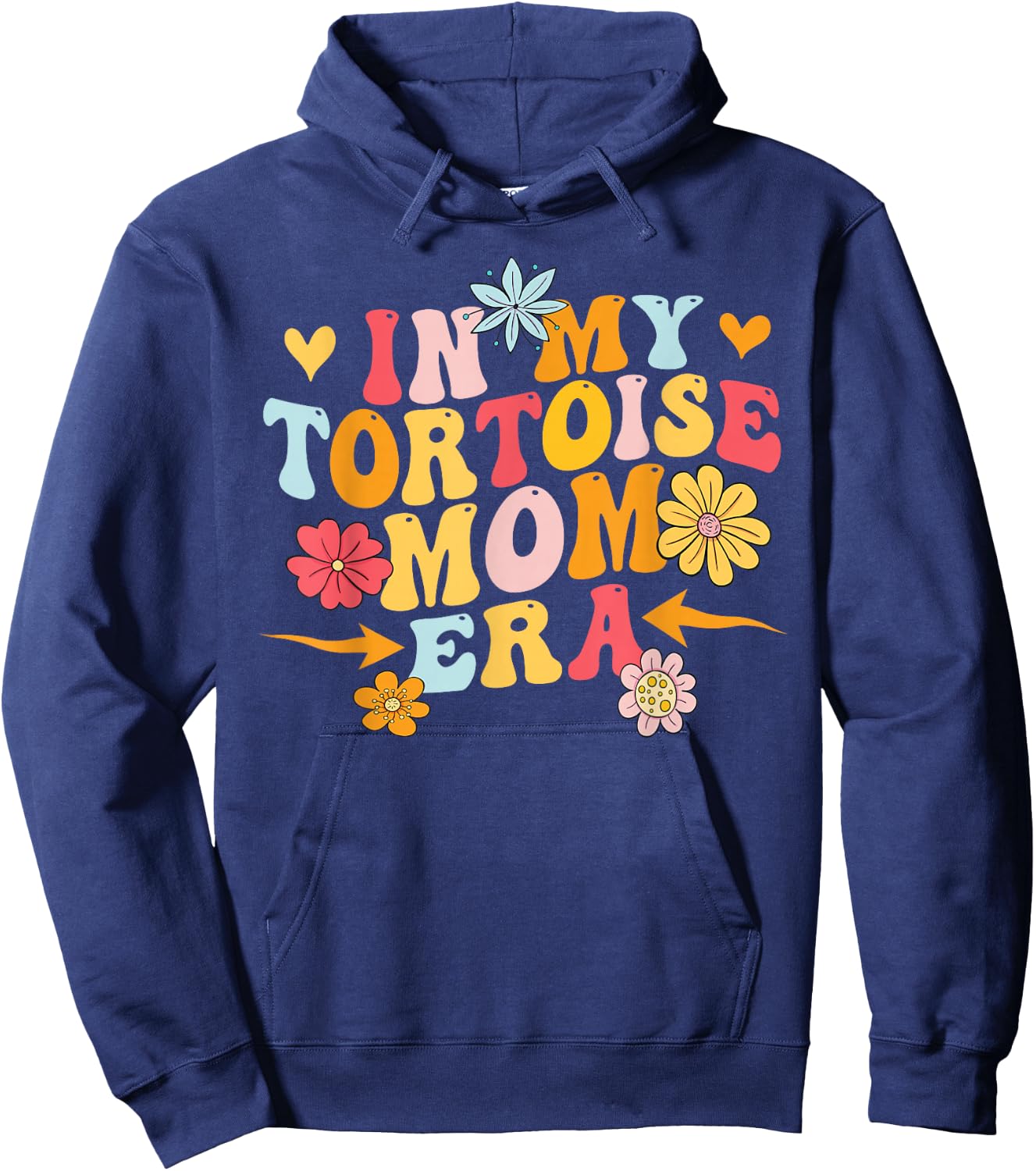 In my tortoise mom era shirts for tortoise moms Hoodie - Hoodie | Navy