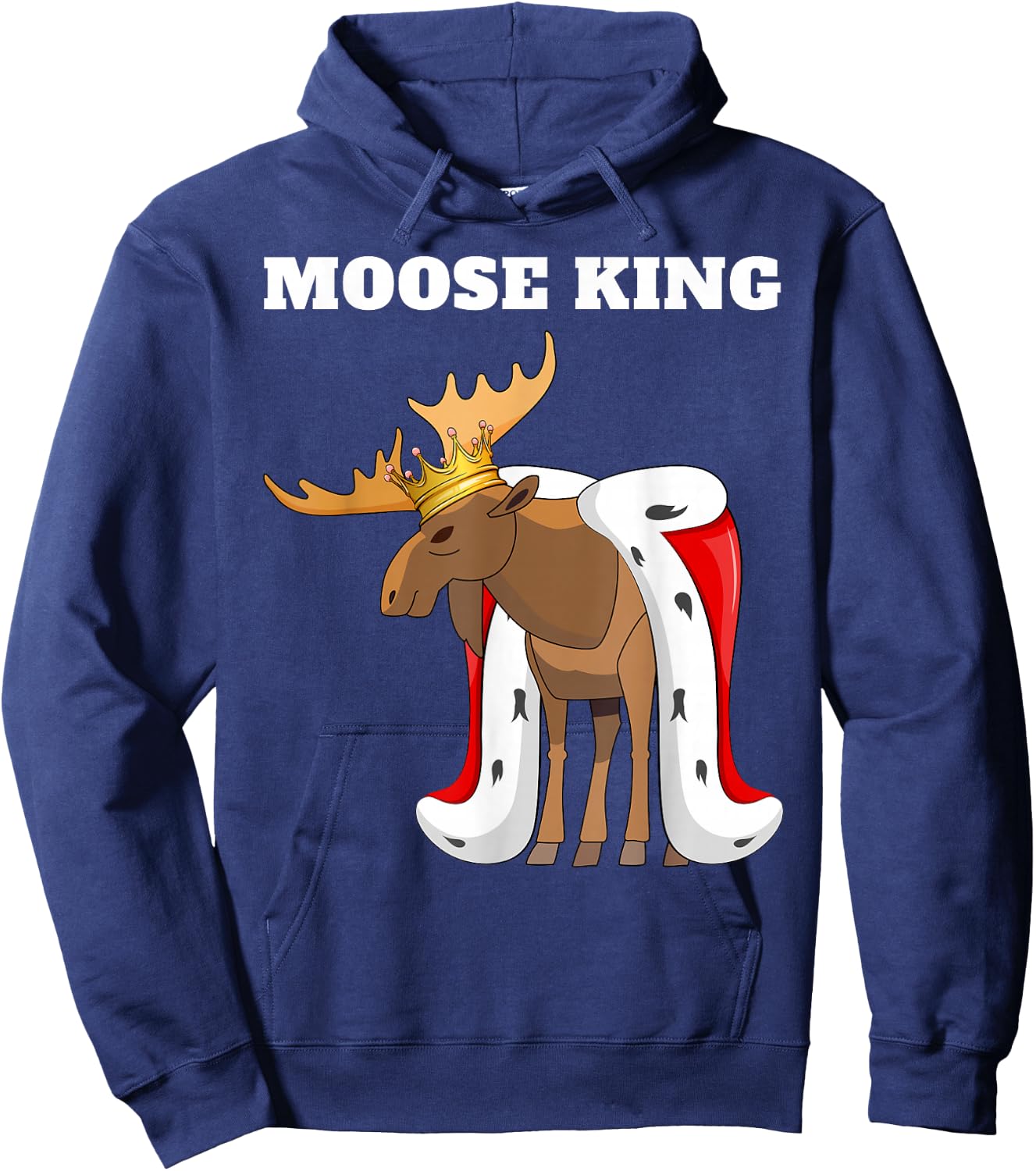 Moose King | Moose Gear | Boys Moose Hoodie - Hoodie | Navy