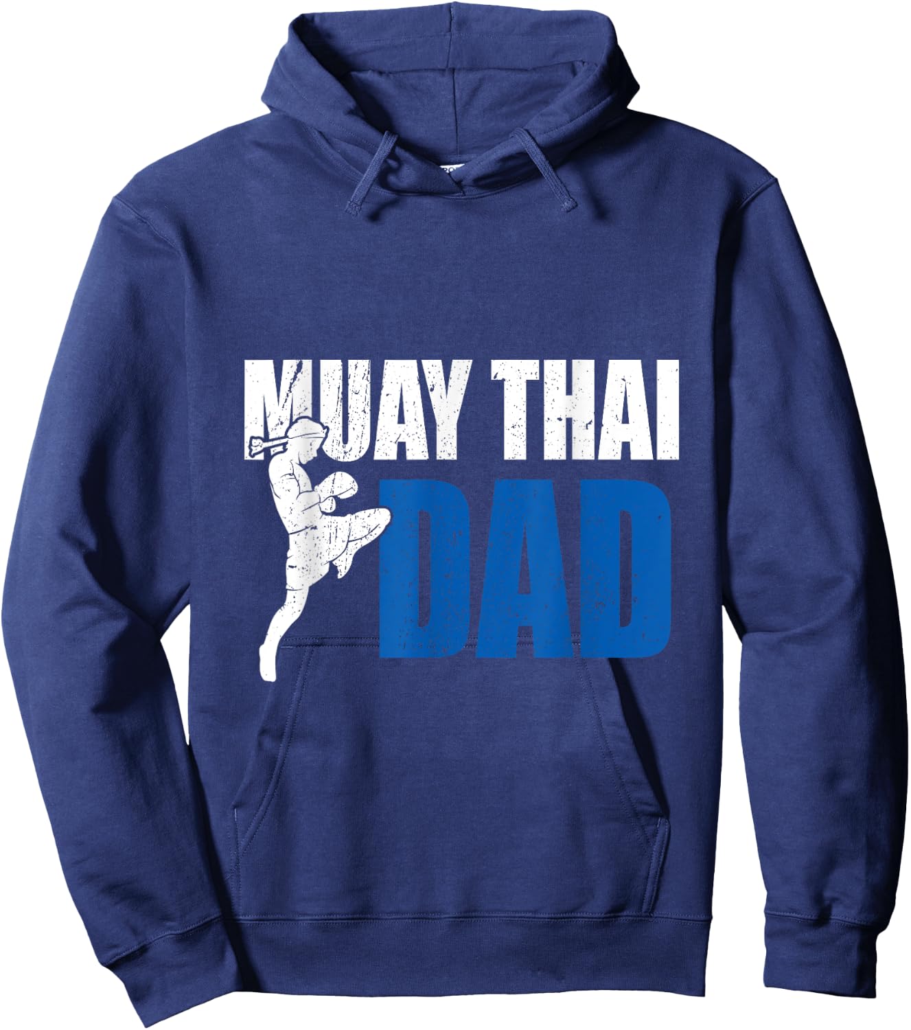 Muay Thai Dad Gift Boxing Kickboxing MMA Muay Thai Hoodie - Hoodie | Navy