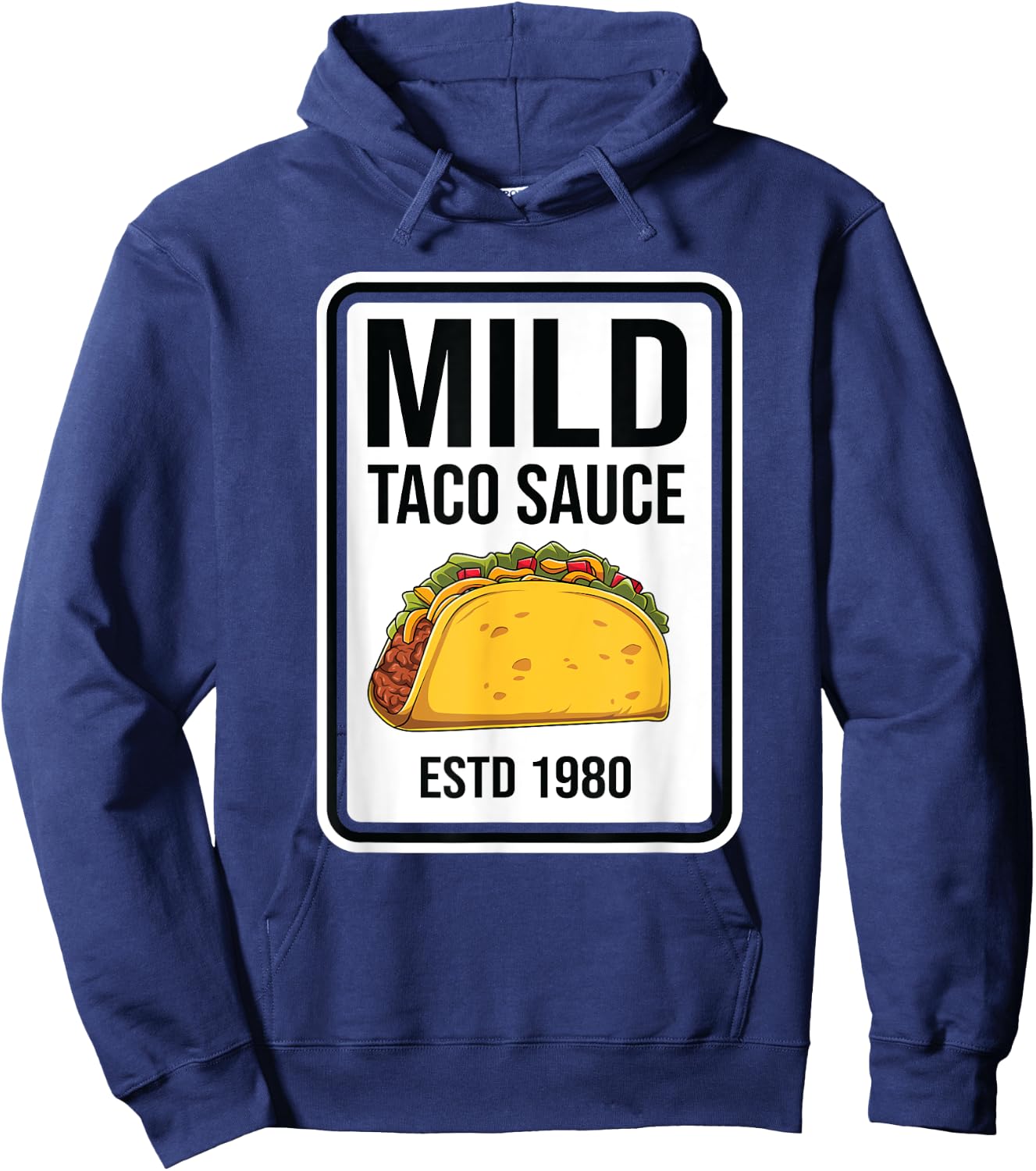 Mild Taco Sauce Condiment Halloween Matching Costume Group Hoodie - Hoodie | Navy