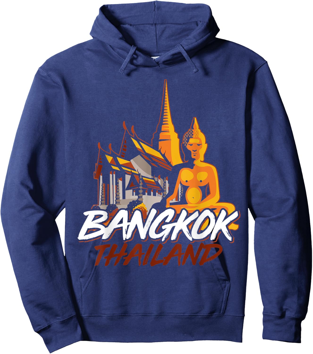 Proud Thai Flag Bangkok Travel Phuket Chiang Mai Thailand Hoodie - Hoodie | Navy