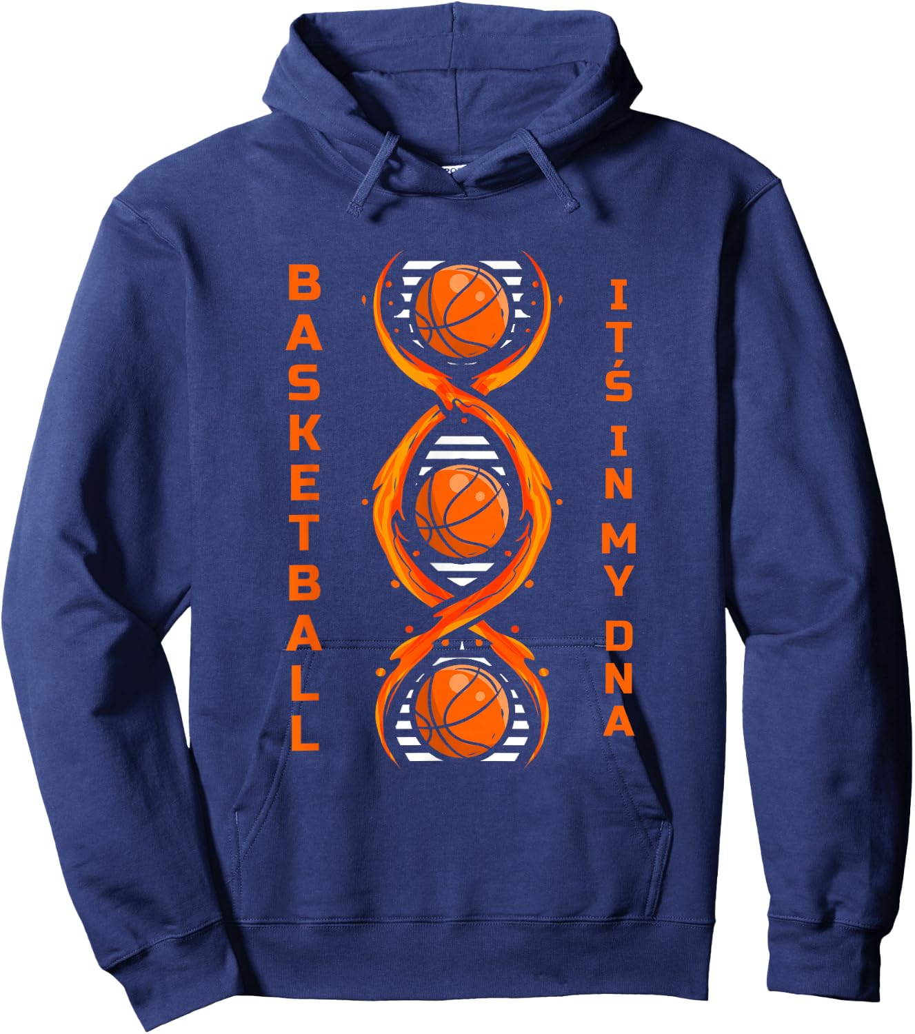 Basketball Player It's In My DNA Ballsport Training Hoodie - Hoodie | Navy